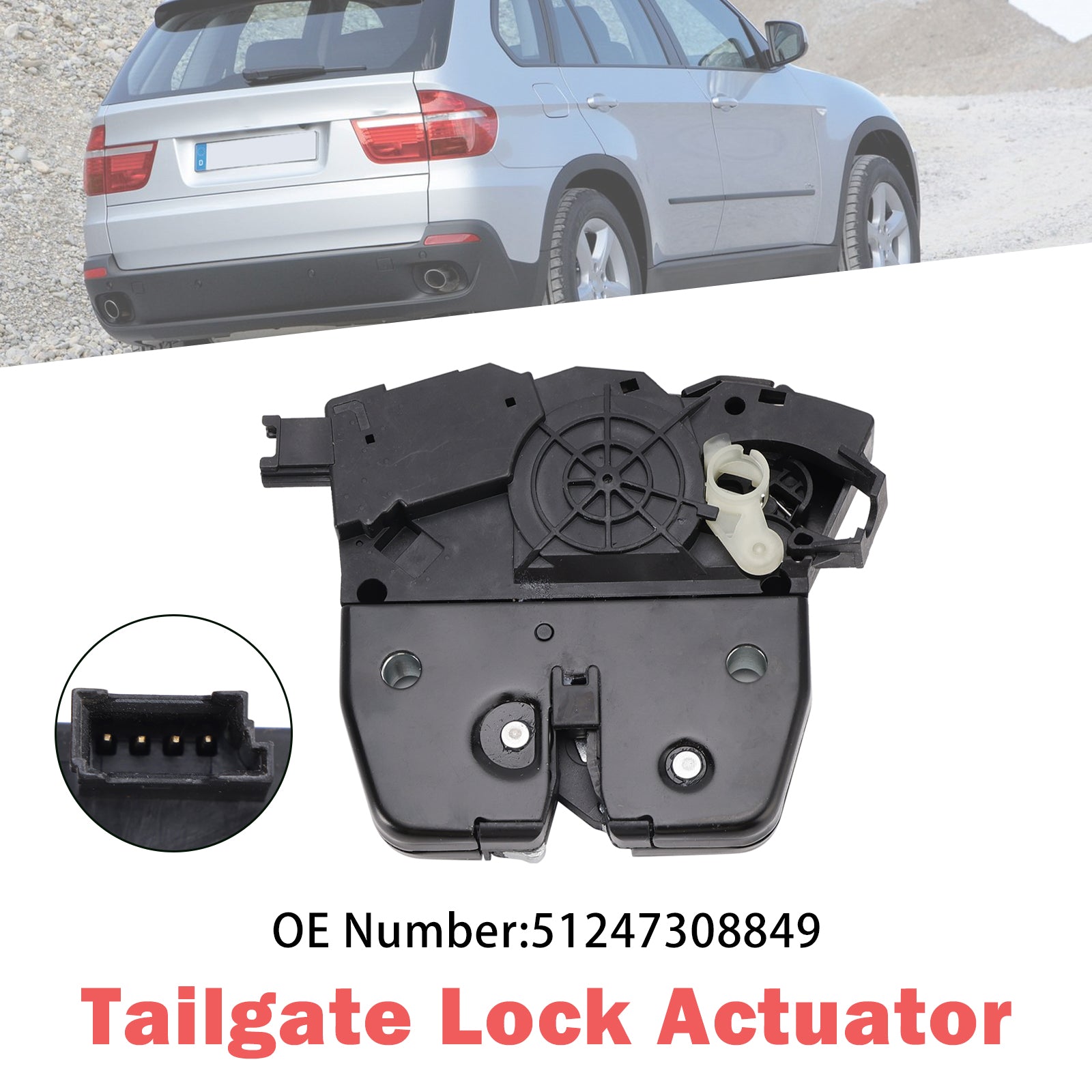 PALASER Tailgate Lock Actuator 51247308849 For BMW X5 E70 Xdrive 30d 30i 2006-2013 - Image 4