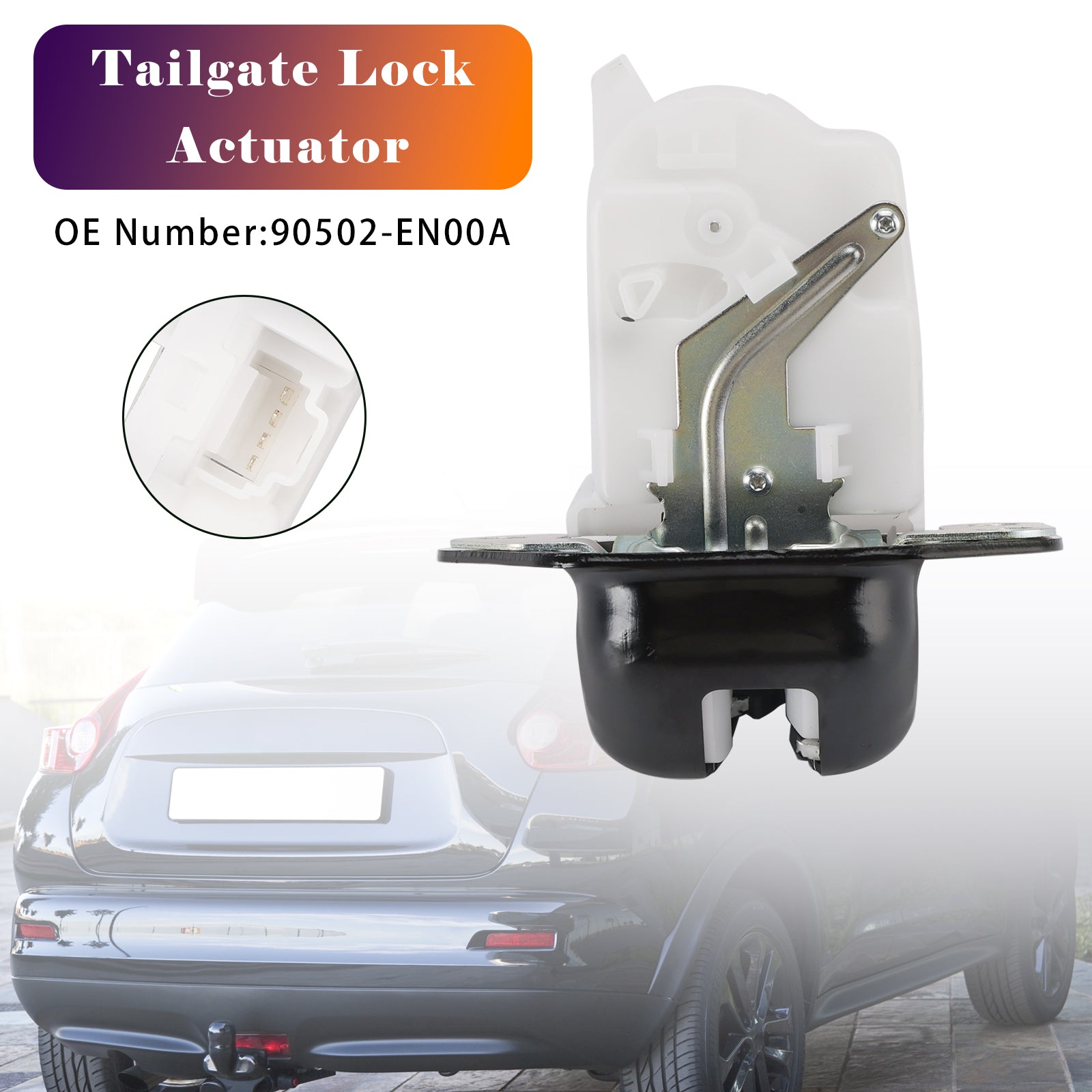 PALASER Tailgate Lock Actuator 90502-EN00A For Nissan Juke F15 10-19 Note E11 NE11 2006-2012 - Image 4