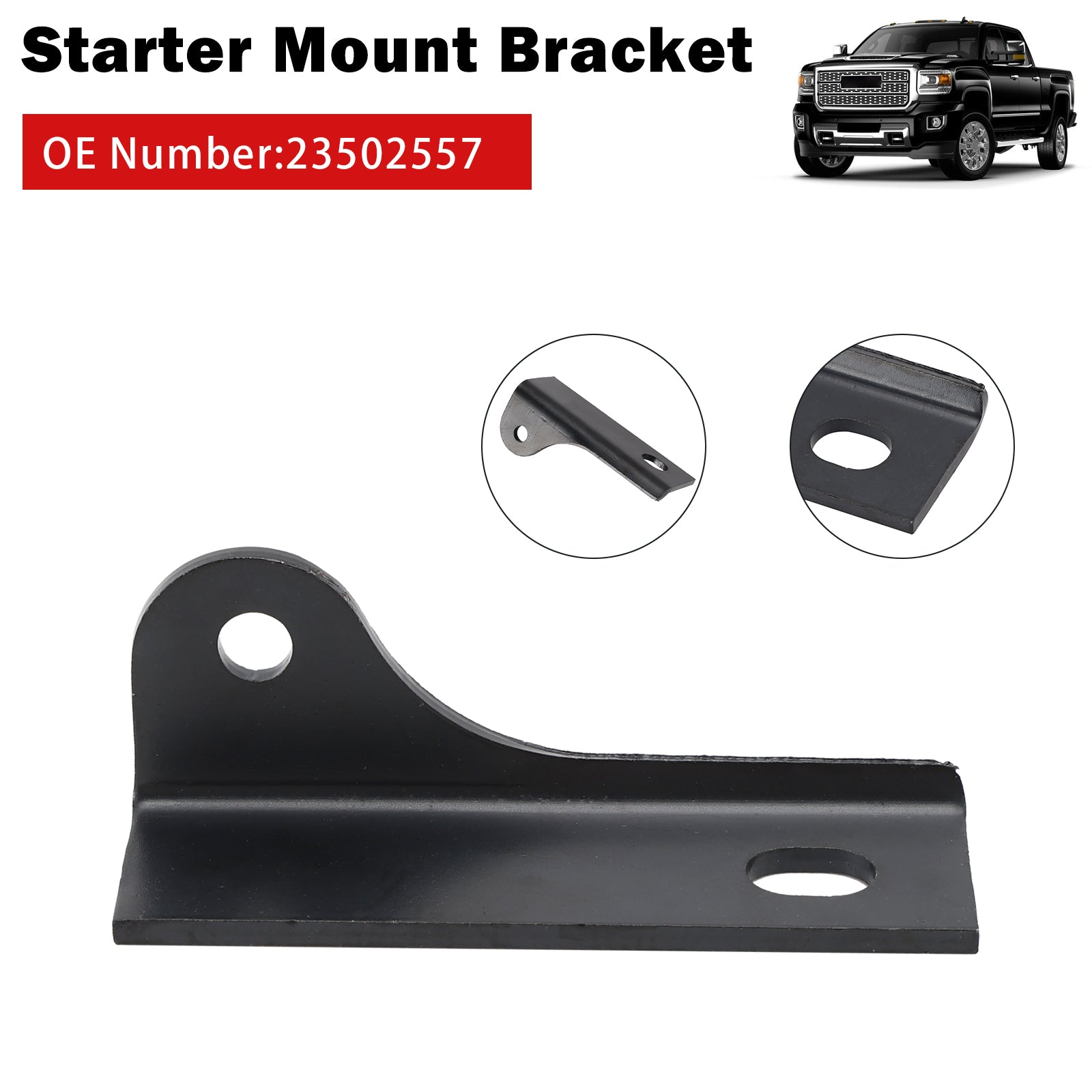 PALASER Starter Mount Bracket Bolt On Brace 23502557 For Gm 6.2L Diesel 6.5L - Image 5