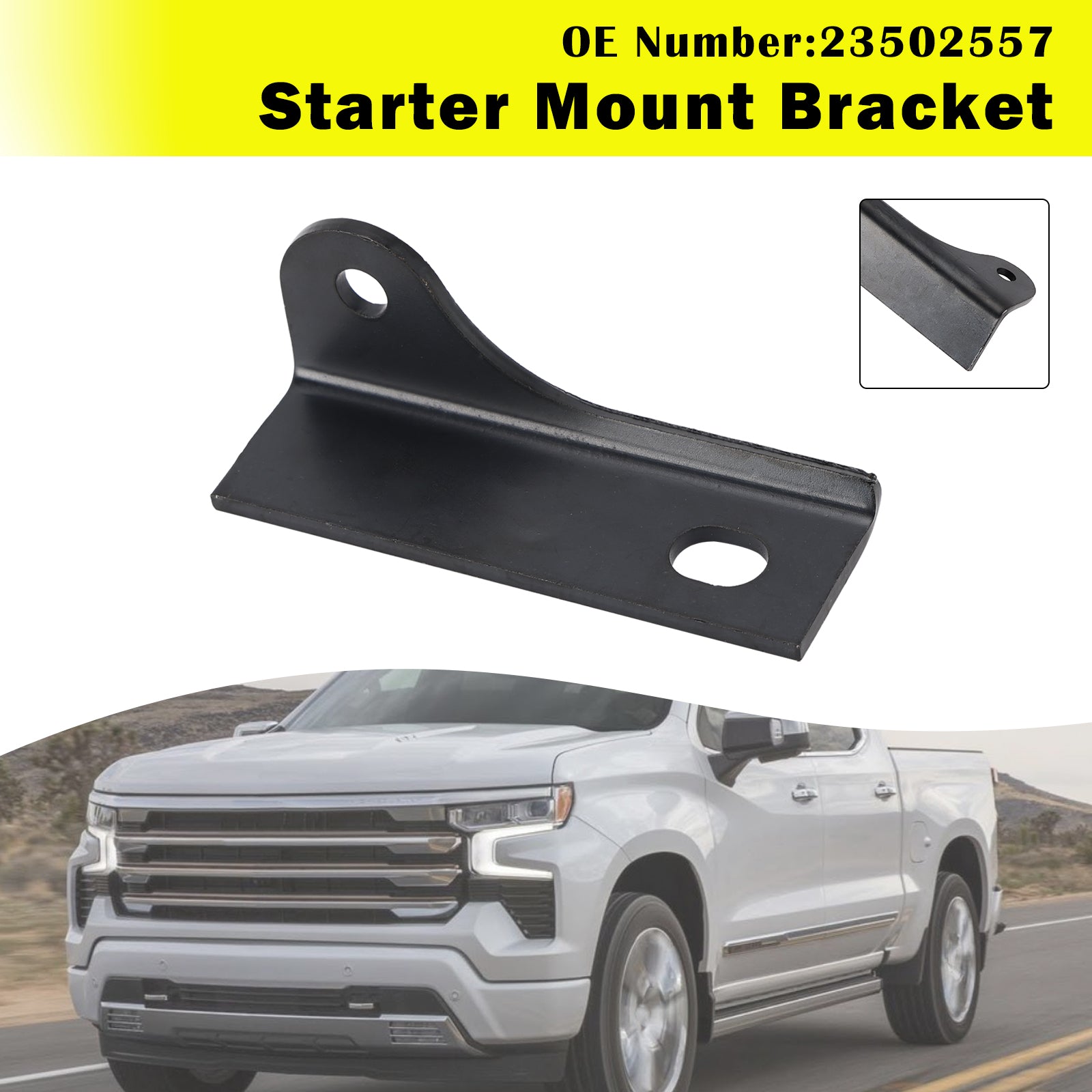 PALASER Starter Mount Bracket Bolt On Brace 23502557 For Gm 6.2L Diesel 6.5L - Image 4