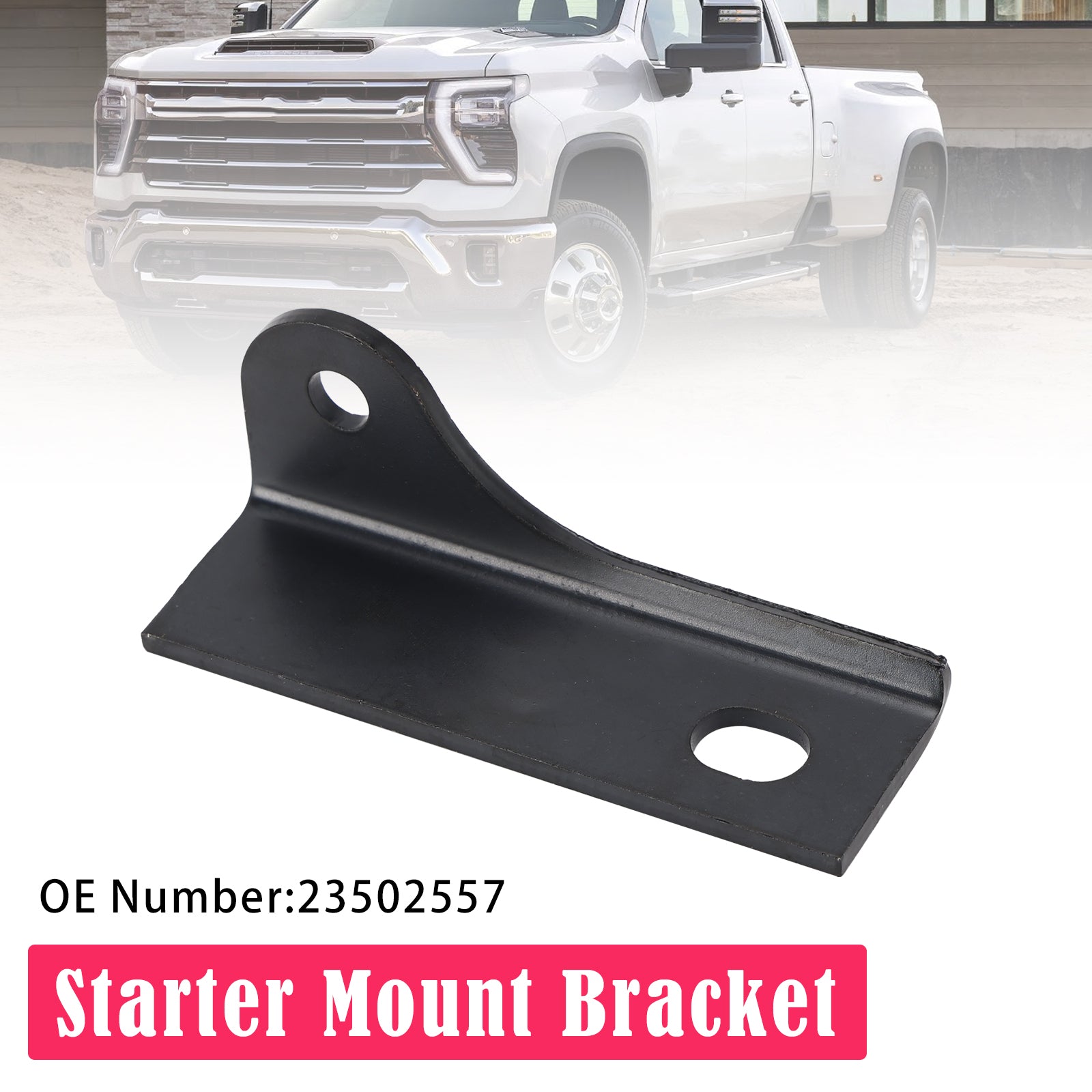 PALASER Starter Mount Bracket Bolt On Brace 23502557 For Gm 6.2L Diesel 6.5L - Image 3