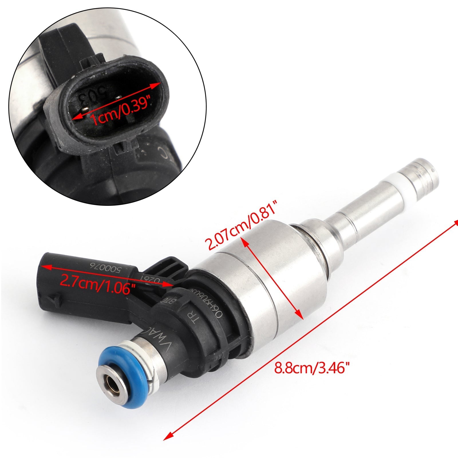 PALASER 2008-2014 Vw Gti 2.0L 4PCS Fuel Injectors 0261500076 06H906036G - Image 2