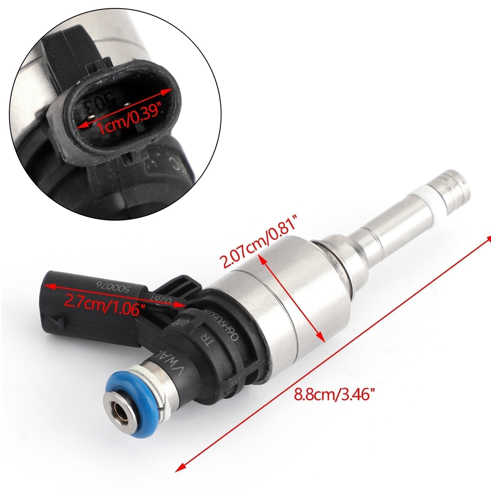 PALASER 2009-2015 Audi A4/A4 Quattro 3.2L 4PCS Fuel Injectors 0261500076 06H906036G - Image 2