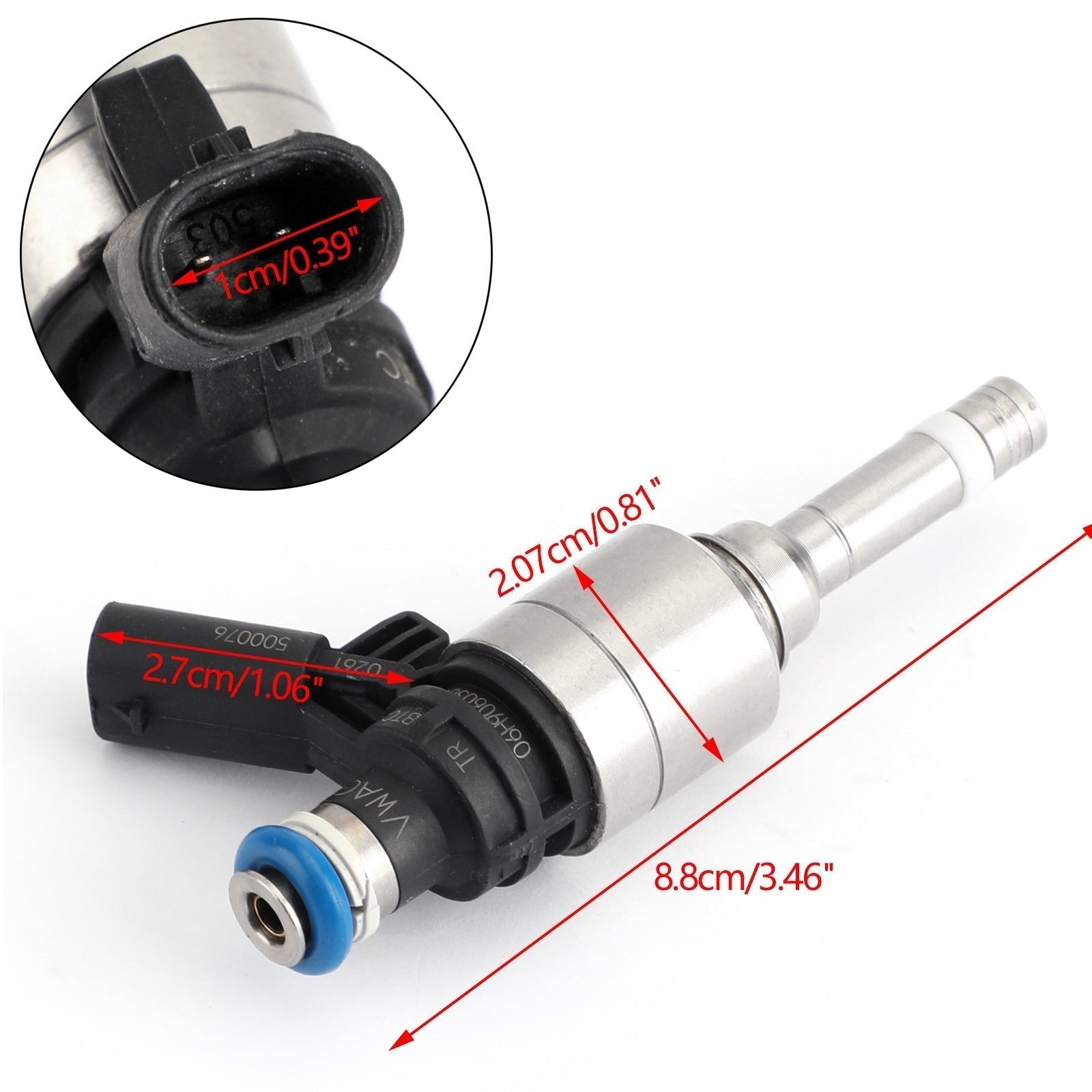 PALASER 2009-2014 Audi Tt Quattro 2.0L 4PCS Fuel Injectors 0261500076 06H906036G - Image 2