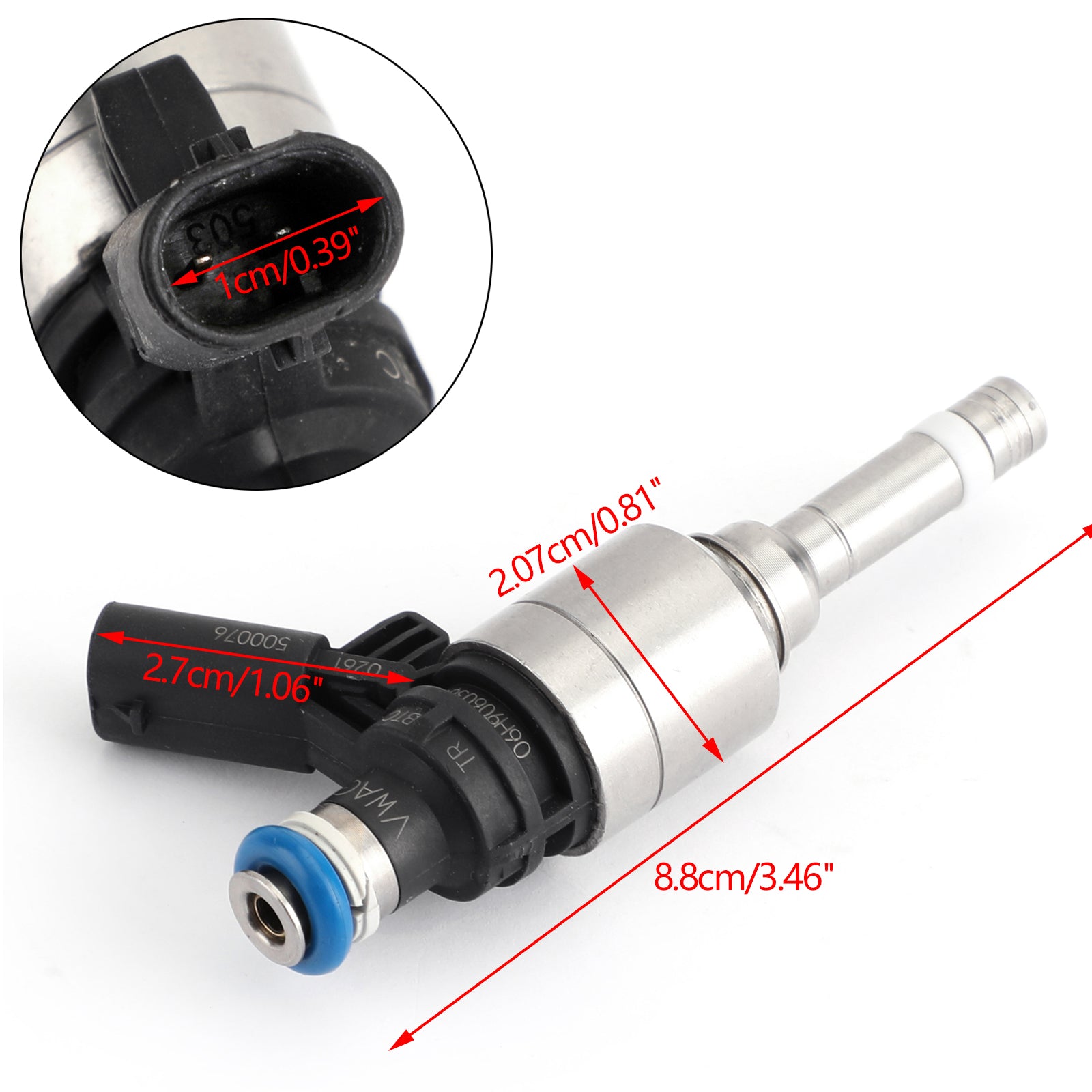PALASER 2008-2010 Vw Passat 2.0L 4PCS Fuel Injectors 0261500076 06H906036G - Image 2
