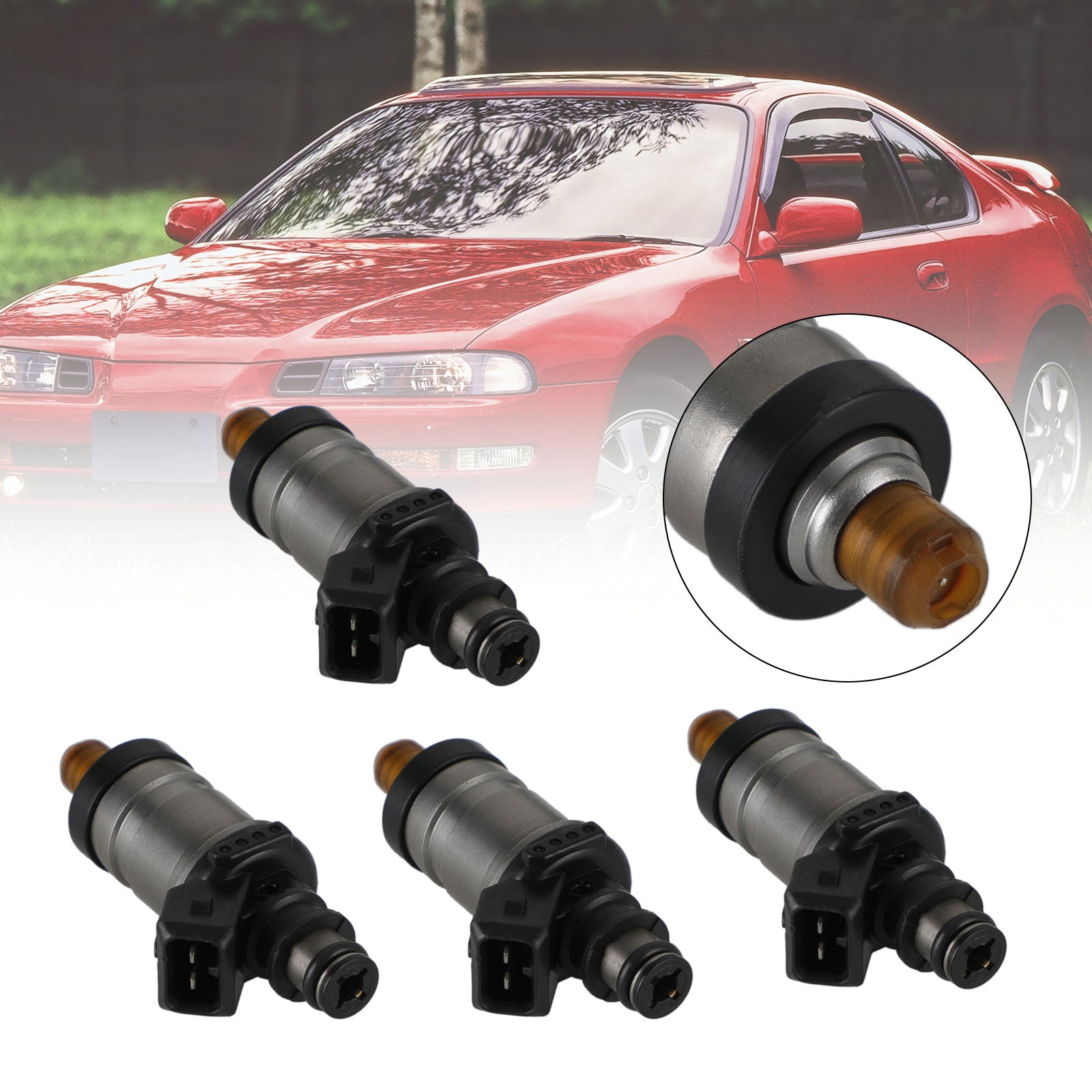 PALASER 1993-1996 Honda Prelude 2.2L L4 Fuel Injectors 06164-P0F-000 FJ267 842-12113 06164-P0F-000 FJ265 - Image 7