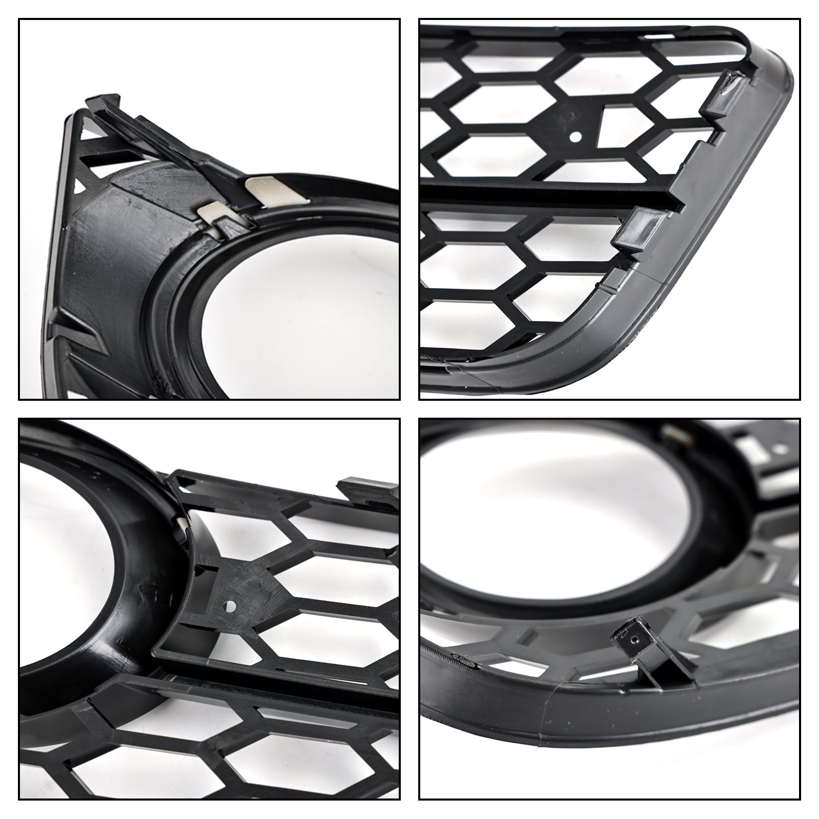 PALASER 2007-2011 Audi A5 Standart Style Pair Honeycomb Front Fog Lamp Cover Grill 1522024 - Image 12