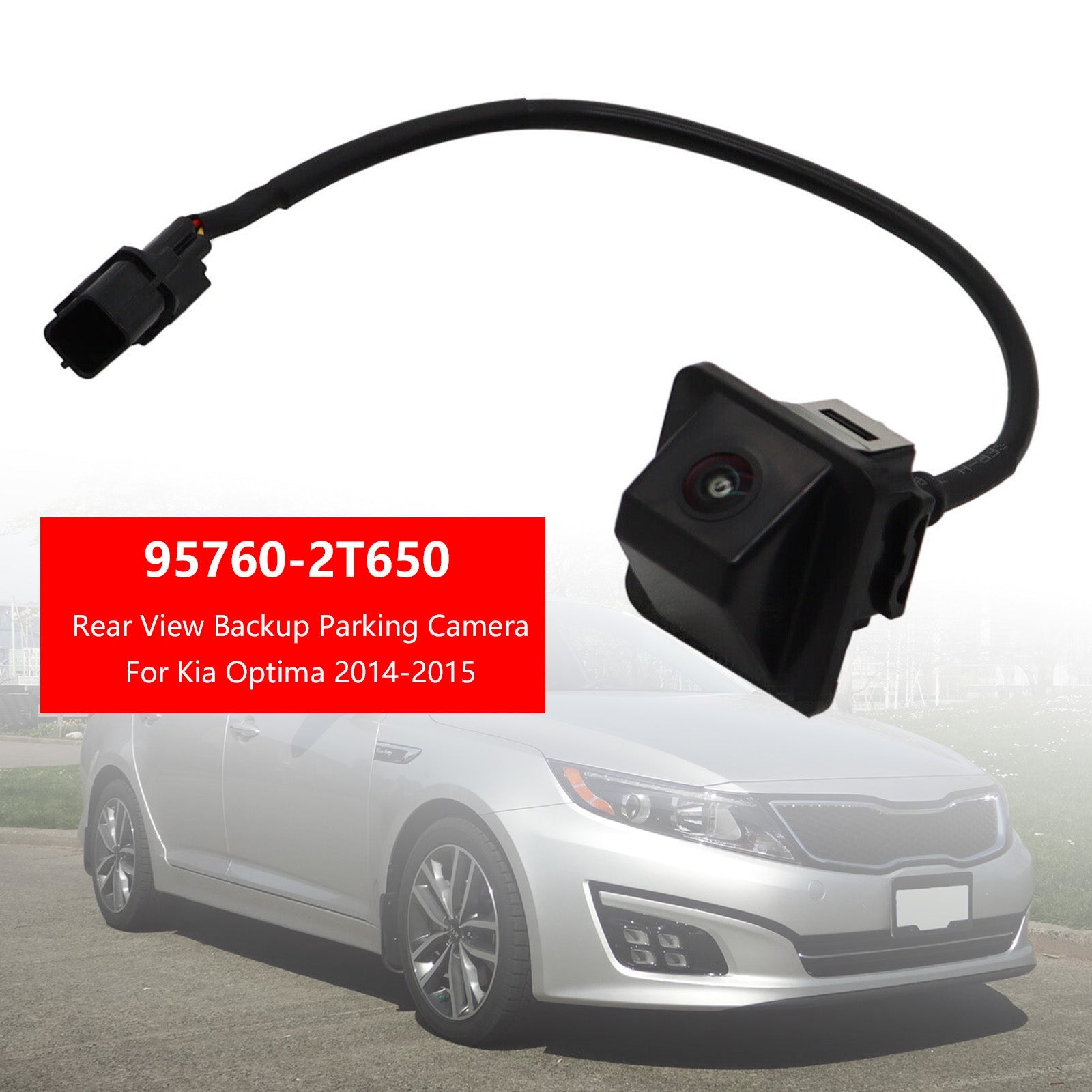 PALASER 2014-2016 Kia Optima 1.6L/2.4L Rear View Backup Parking Camera 95760-2T650 - Image 5