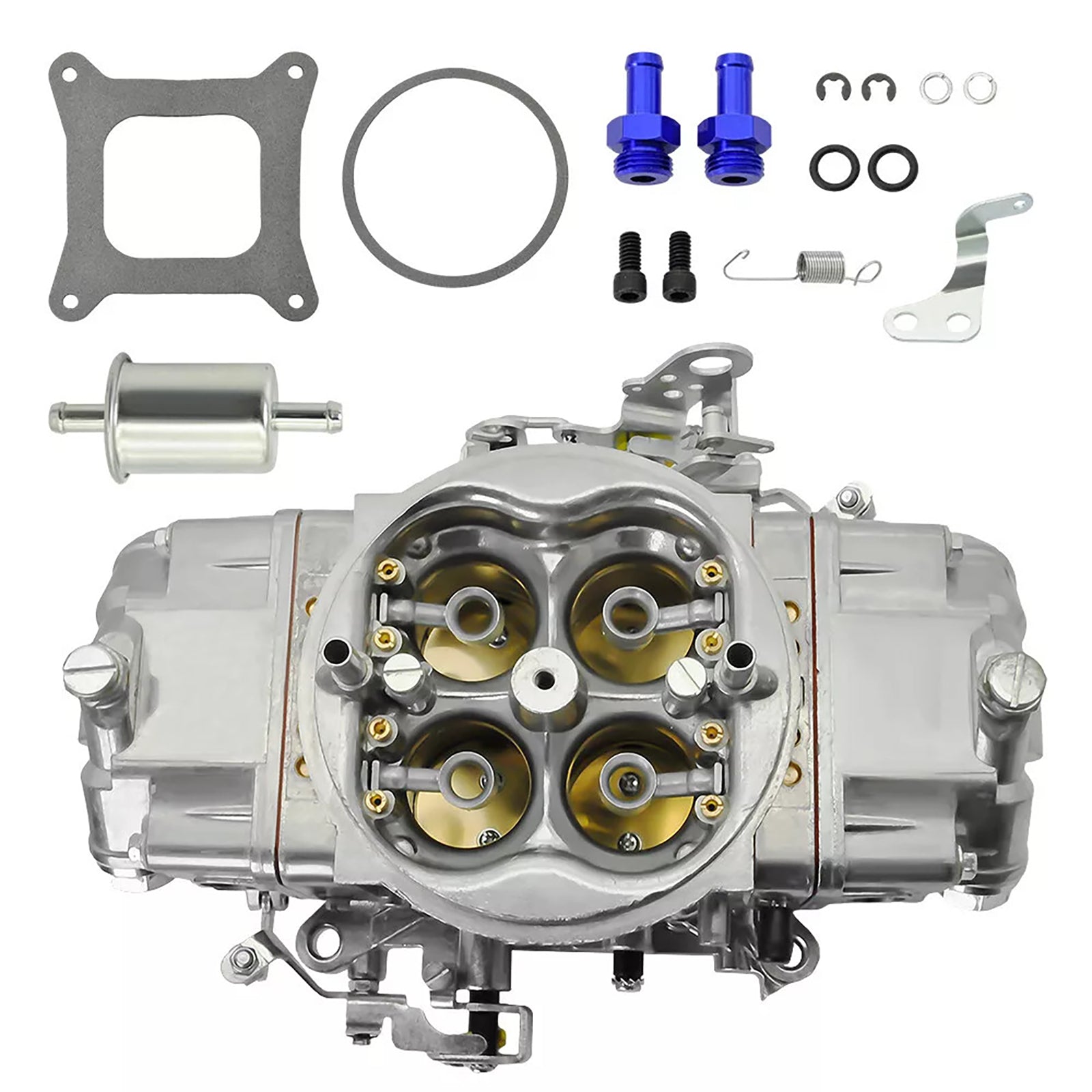 PALASER 4 Barrel Double Pumper Race Carburetor 650 Cfm BR-67199