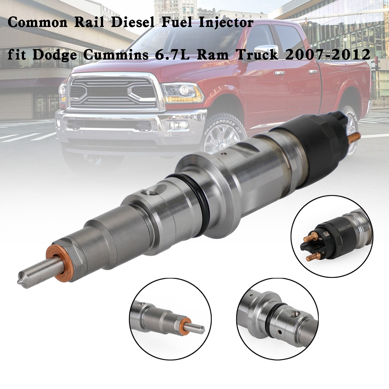 PALASER 2007-2012 Dodge Cummins 6.7L Ram Truck/pick-up Truck 1PCS Common Rail Diesel Fuel Injector 0445120050 0445120193 - Image 3