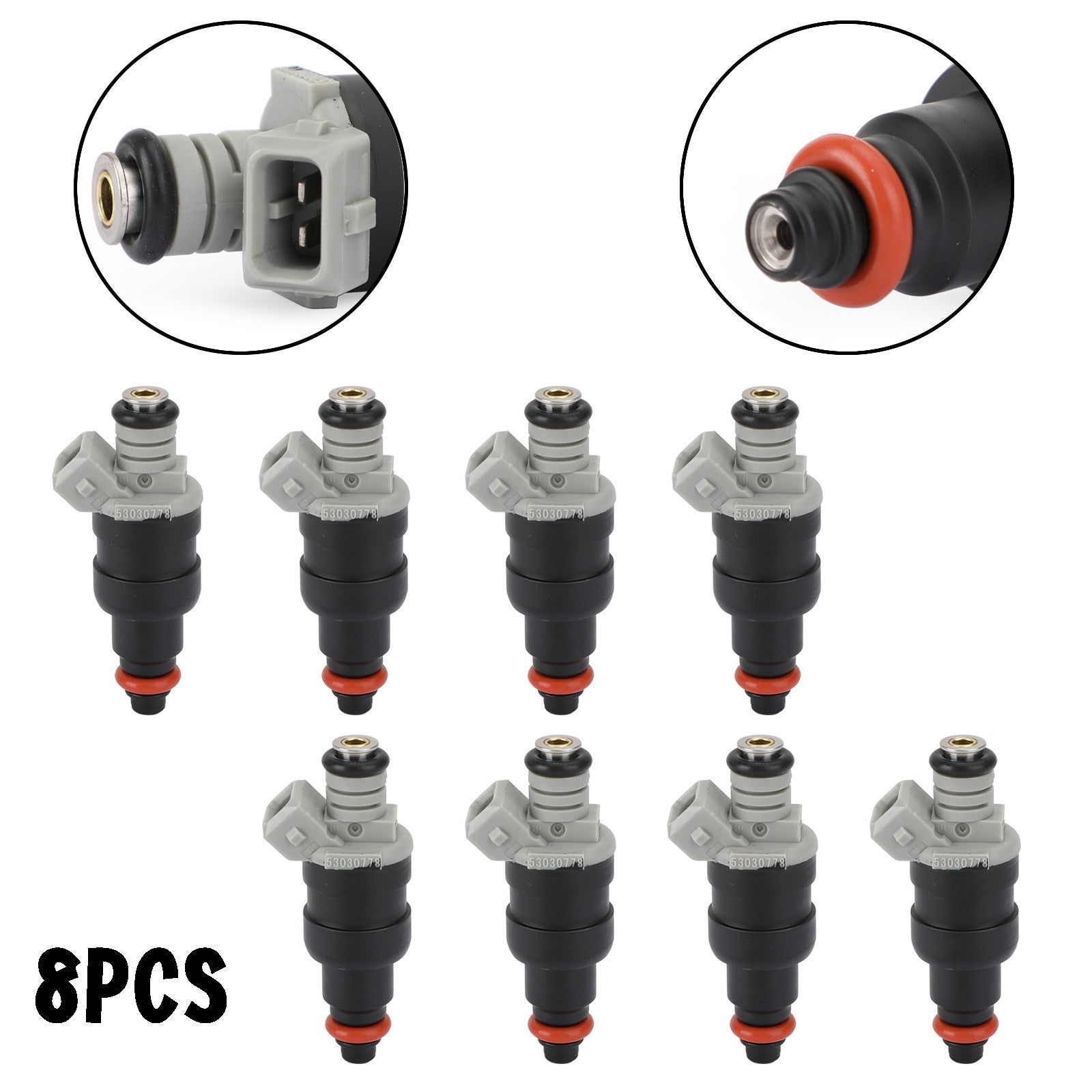 PALASER 8PCS Fuel Injectors 53030778 Fit 1996-1999 Ram 1500/2500/3500 5.2/5.9L V8 - Image 3