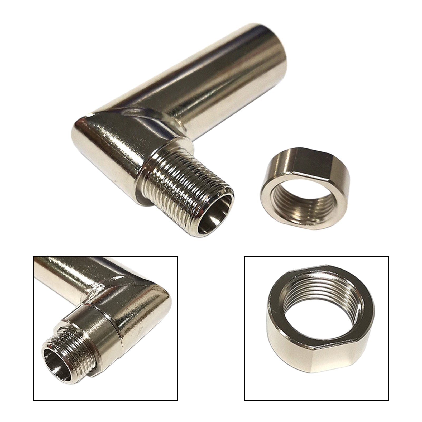 PALASER M18*1.5 Oxygen Spacer Sensor Angled Extender 90 Degree O2 Bung Extension - Image 5