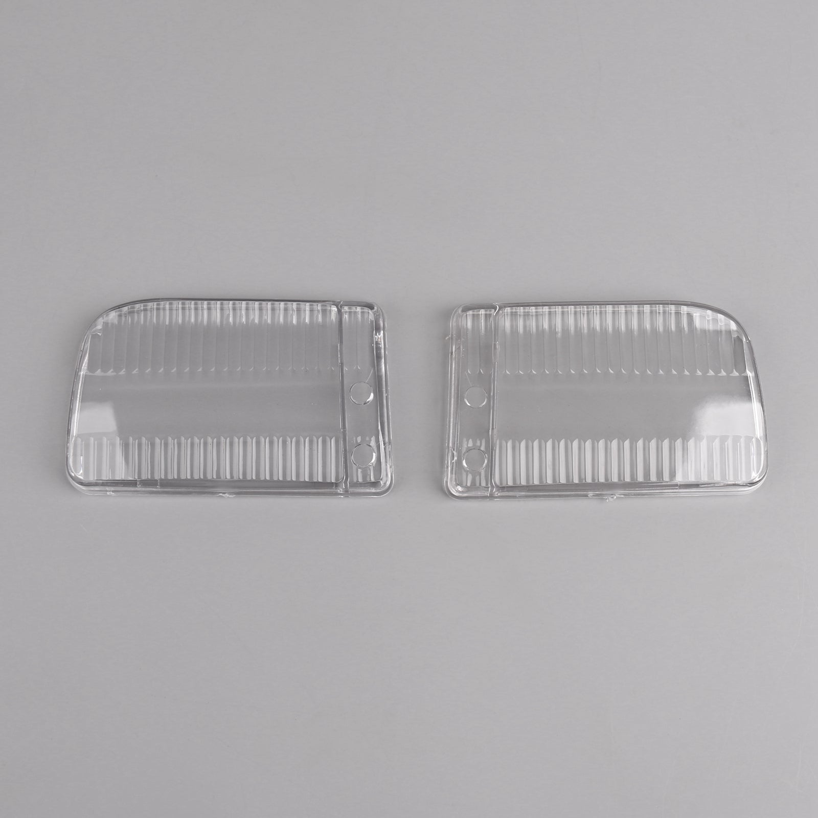PALASER 1982-1991 BMW E30 318i 318is Pair Front Bumper Fog Lights Clear Plastic Lens