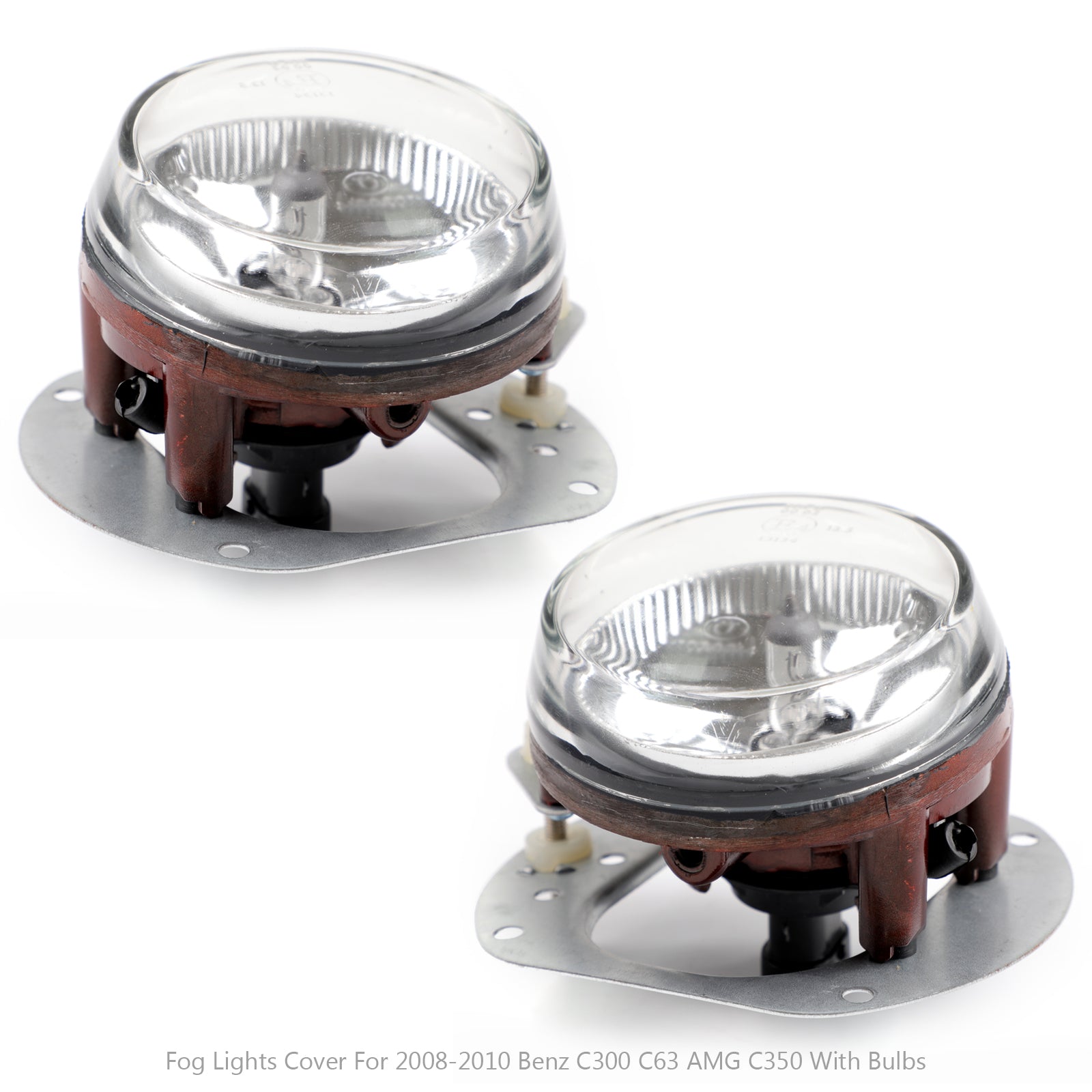 PALASER 2 PCS Bumper Fog Front Light Lamp W/bulb For 2008-2010 Benz C300 C63 Amg C350 - Image 5