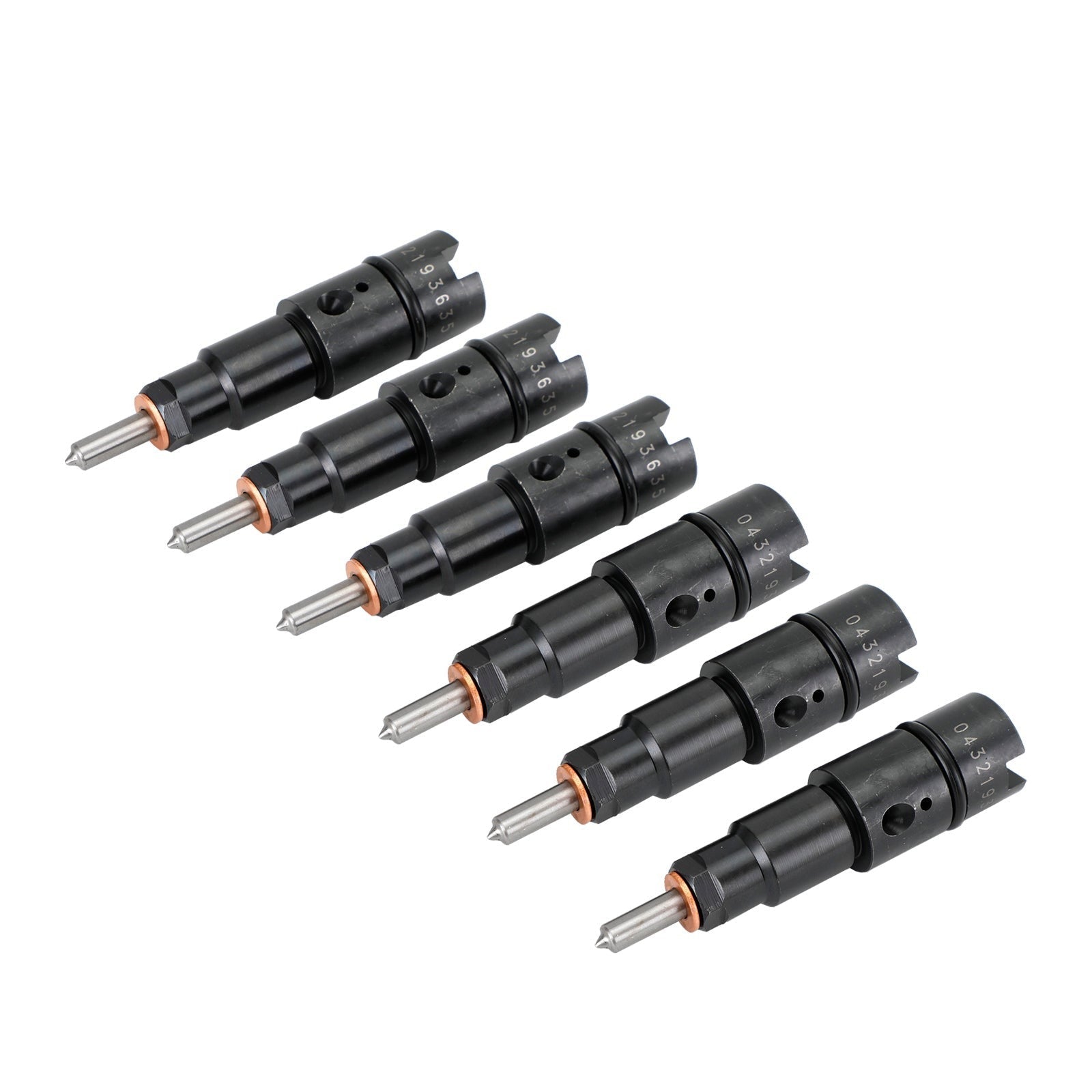 PALASER 1998.5-2002 Dodge Ram 2500 3500 5.9L l6 Diesel 6PCS Fuel Injectors 0432193635