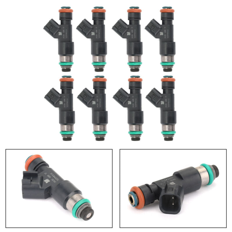 PALASER 8*Fuel Injectors 12594512 2172436 1259451 For 2007-2009 Chevrolet Silverado 1500 4.3L/6.0L/4.8L/5.3L V8