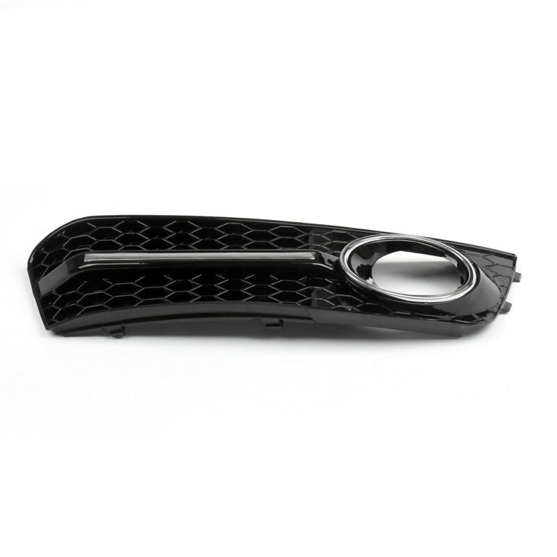 PALASER Lh+rh Chrome Honeycomb Fog Light Grille Grills For Audi A4 B8 09-12 - Image 7