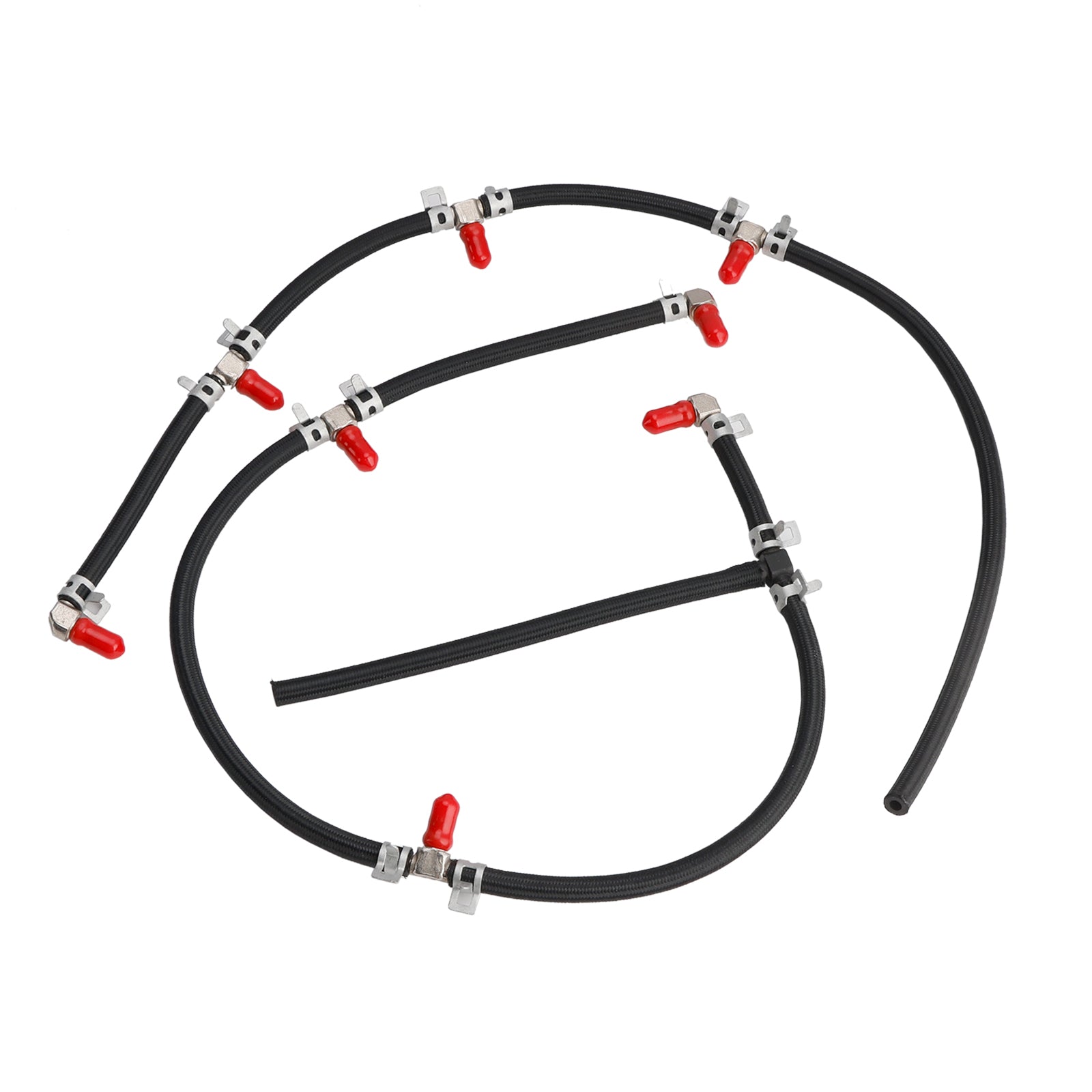 PALASER 2004-2010 Duramax Diesel Truck Engines 6.6L Fuel Injector Return Line Kit 97328733 8973287331