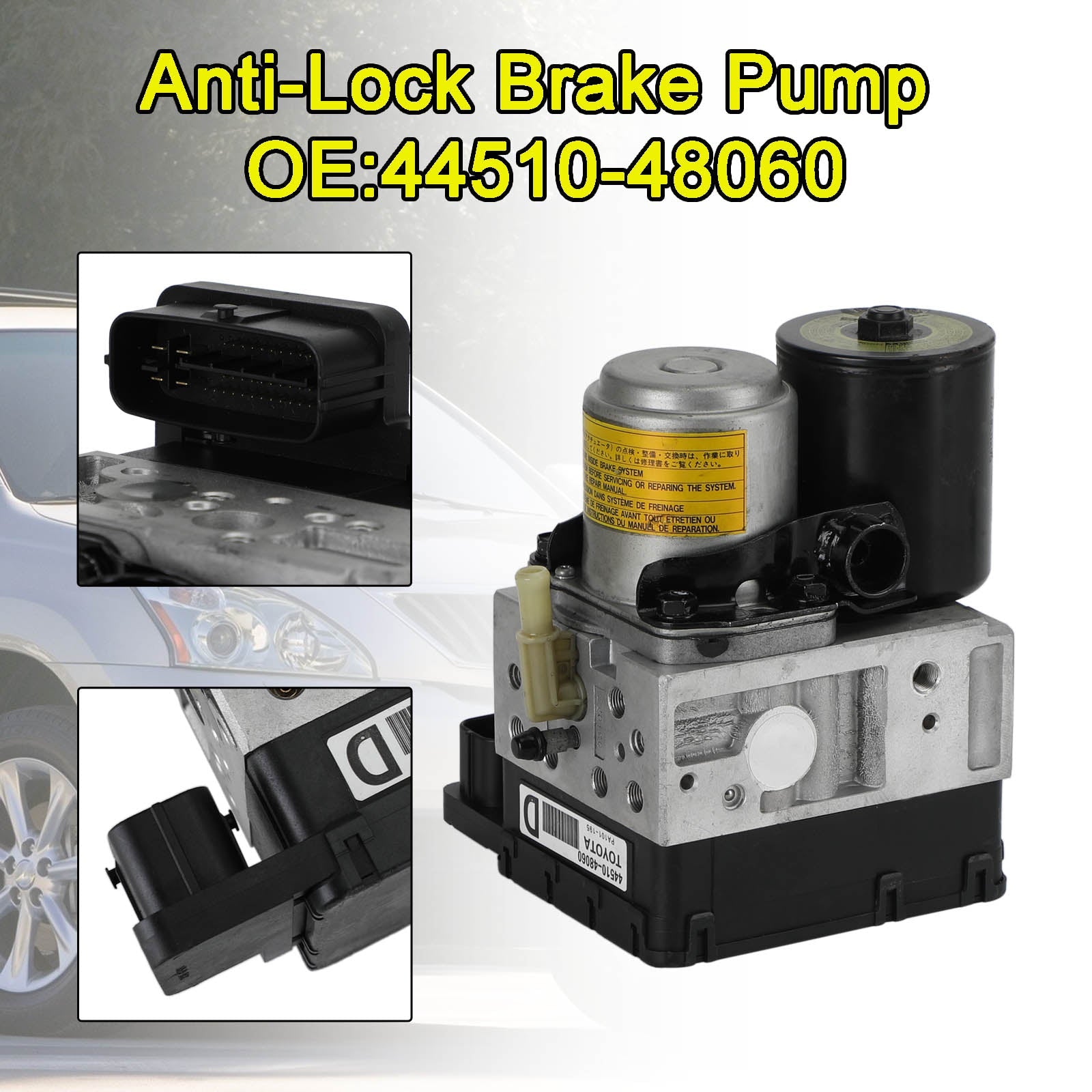 PALASER 2006-2007 Toyota Highlander Hybrid Anti-lock Brake Pump 44510-48060 4405048190 4405048191 451048061 - Image 5
