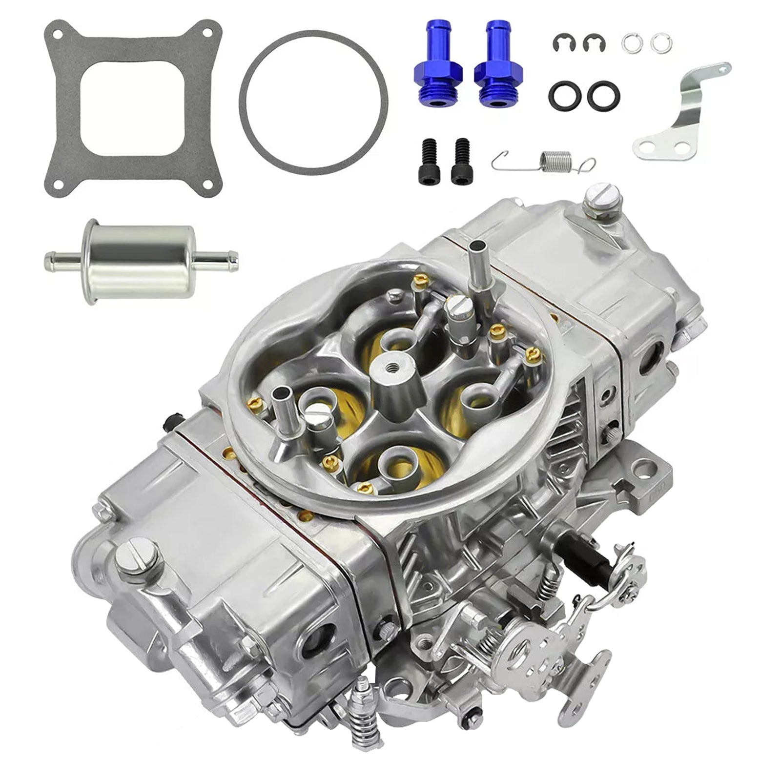 PALASER 4 Barrel Double Pumper Race Carburetor 650 Cfm BR-67199 - Image 3
