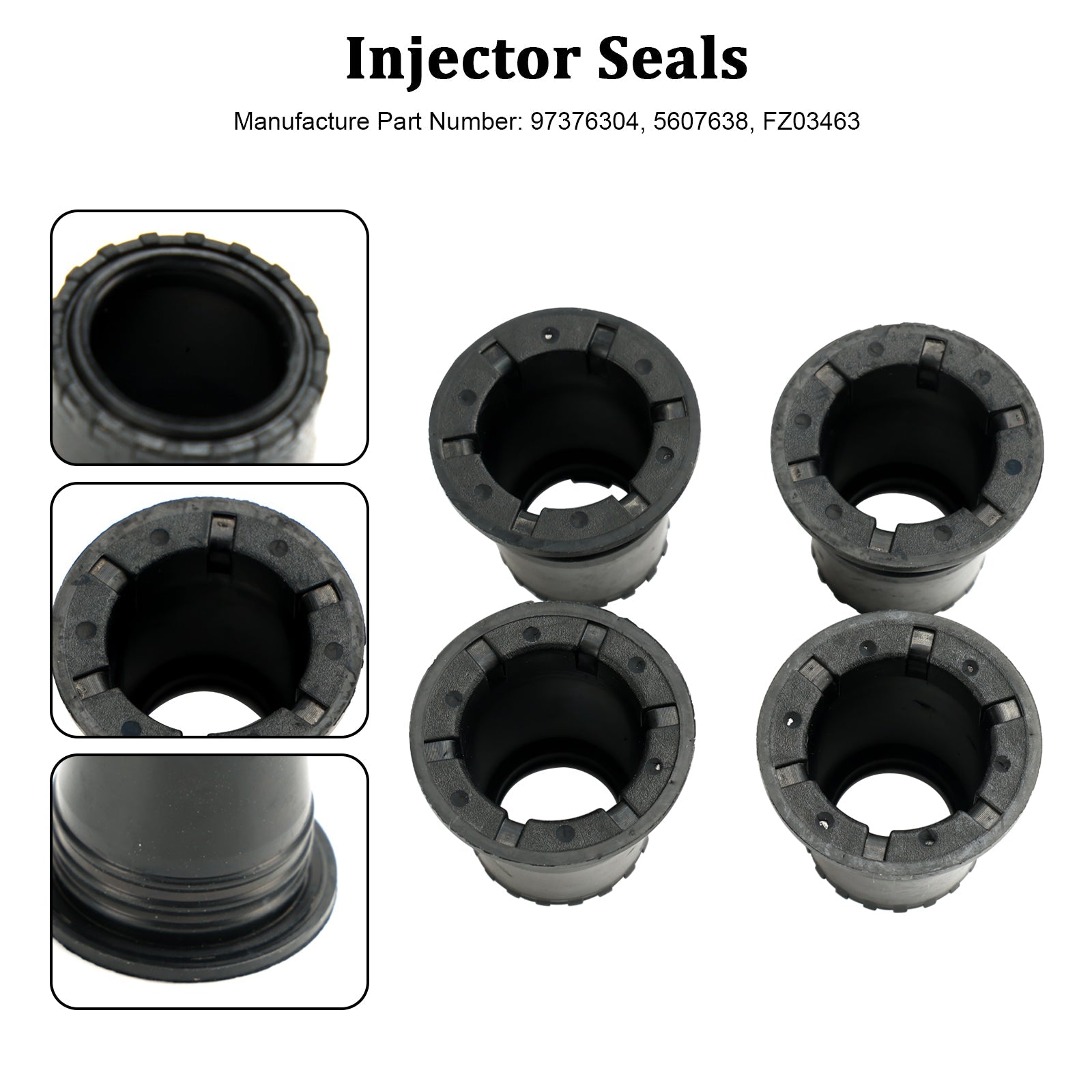 PALASER 4pcs Fuel Diesel Injector Upper Seal Fit Vauxhall Astra H/j Corsa D Mokka 1.7 - Image 7