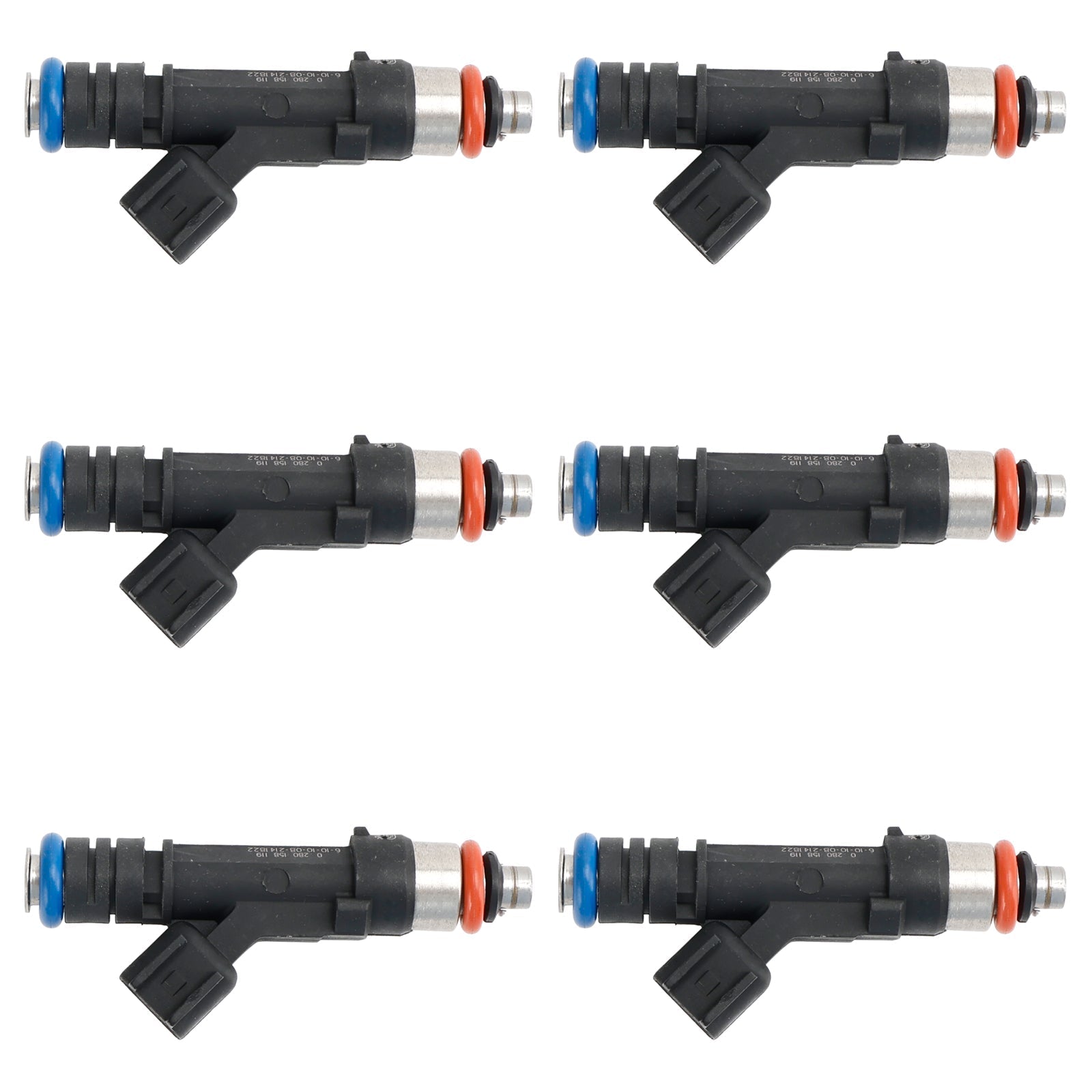 PALASER 2008-2010 Dodge Grand Caravan 3.3L 3.8L 6PCS Fuel Injector 0280158119 812-11131 - Image 11