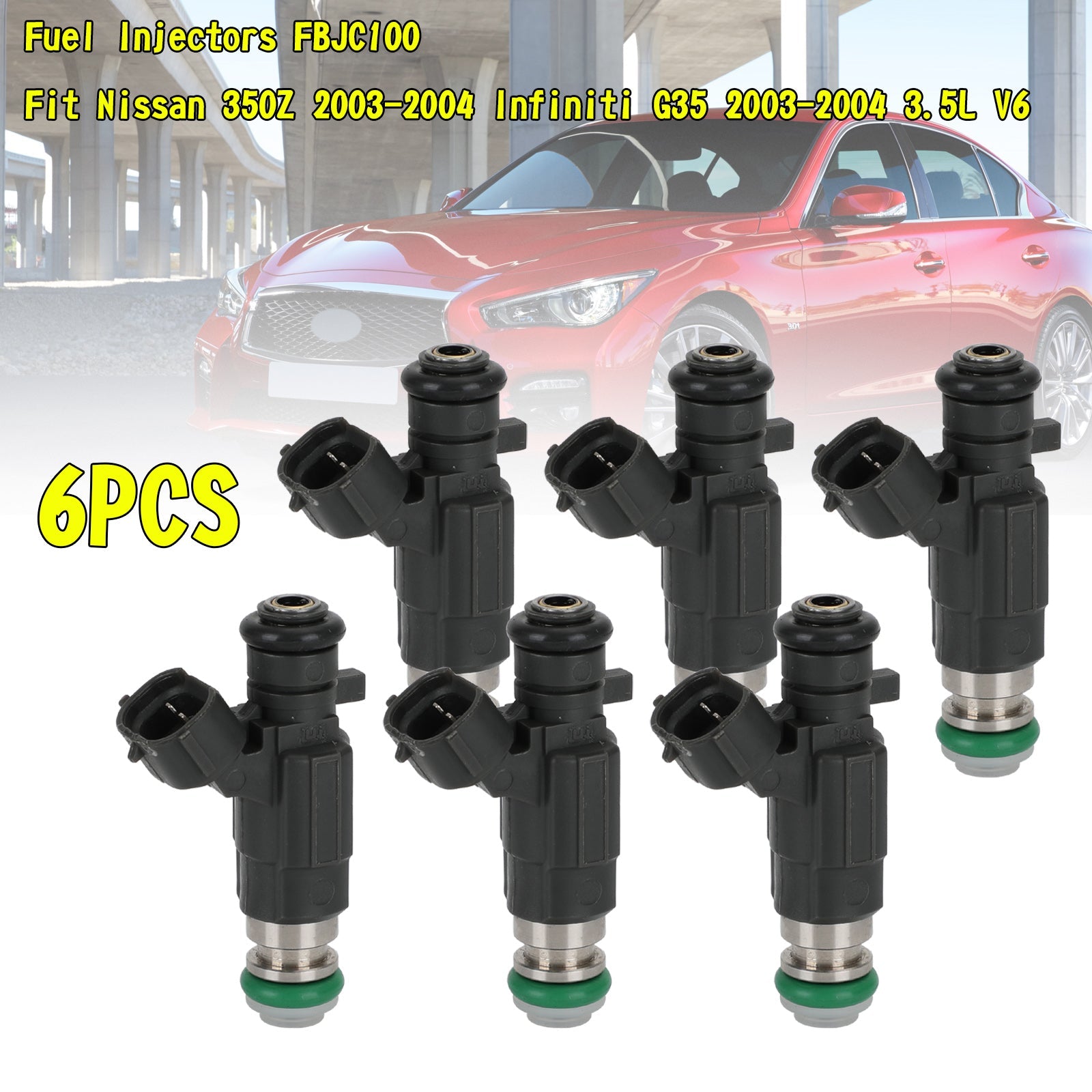 PALASER 2001-2004 Nissan Pathfinder 3.5L V6 1PCS/6PCS Fuel Injectors FBJC100 FBJC-100 842-12240 84212240 - Image 16