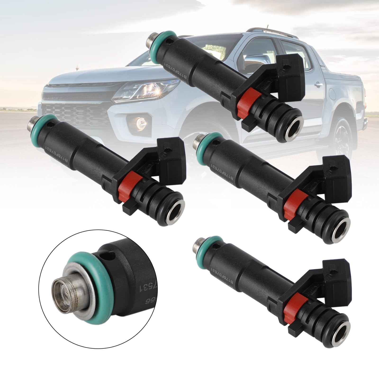 PALASER 4PCS Fuel Injectors 25186566 27828W Fit 2011-2015 Chevrolet Spark 1.2L L4 /2016-2021 Beat 2016-2021 INJ675 FJ1332 25194429 C111032 - Image 5