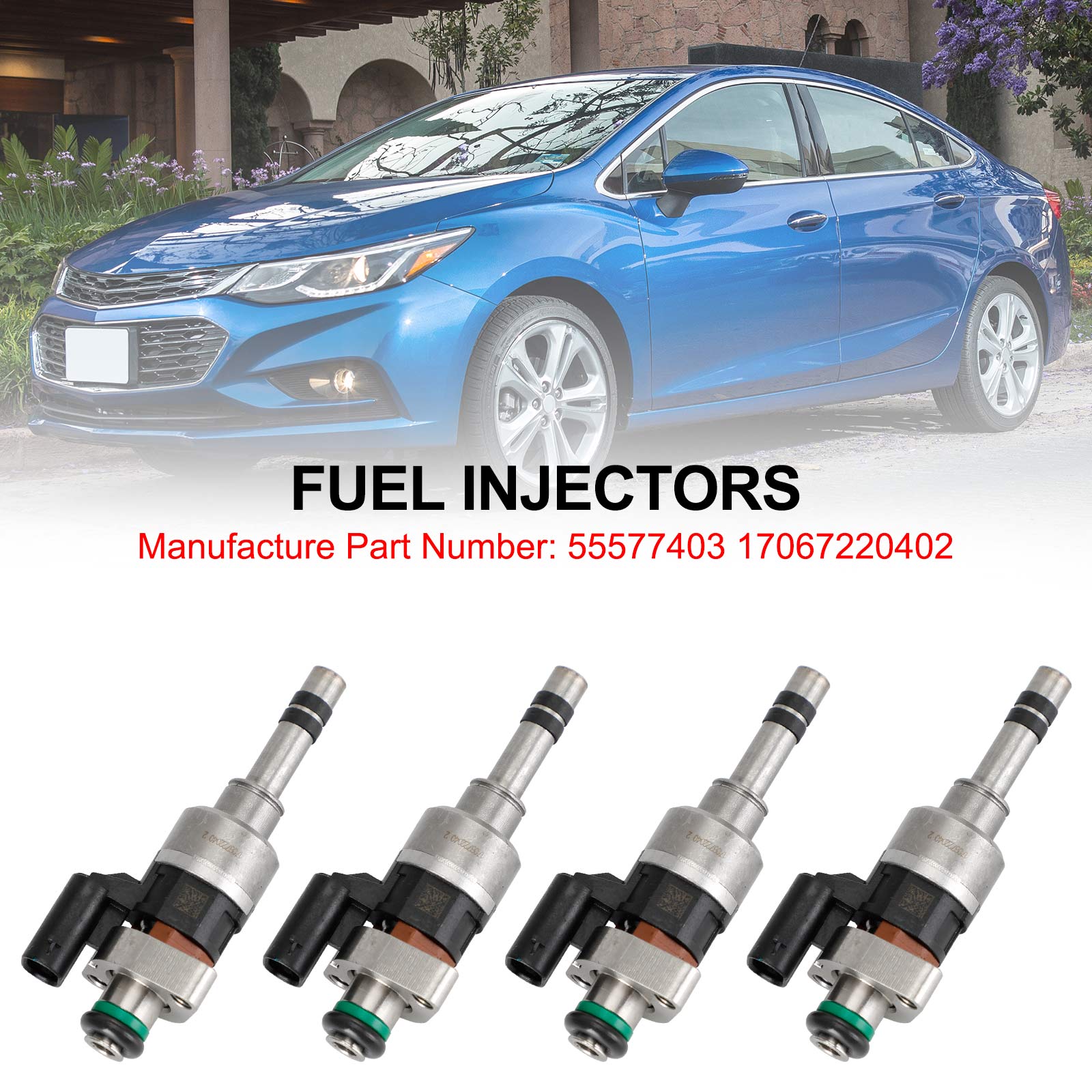 PALASER 2018-2019 Chevrolet Equinox L, Ls, Lt, Premier 55577403 17067220402 Fuel Injector - Image 3