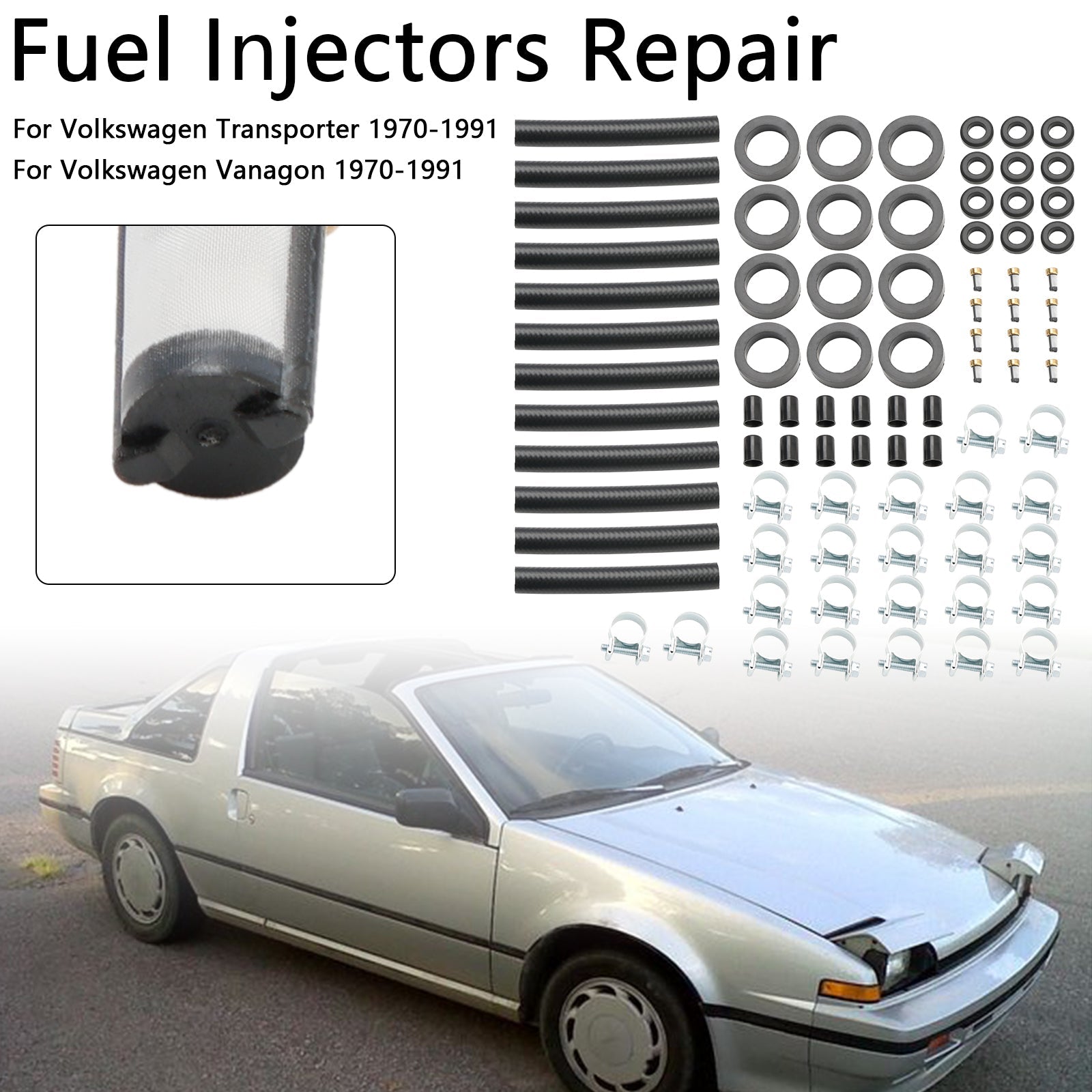 PALASER 1970-1990 Subaru Loyale 12Pcs Fuel Injector Repair Kit - Image 3