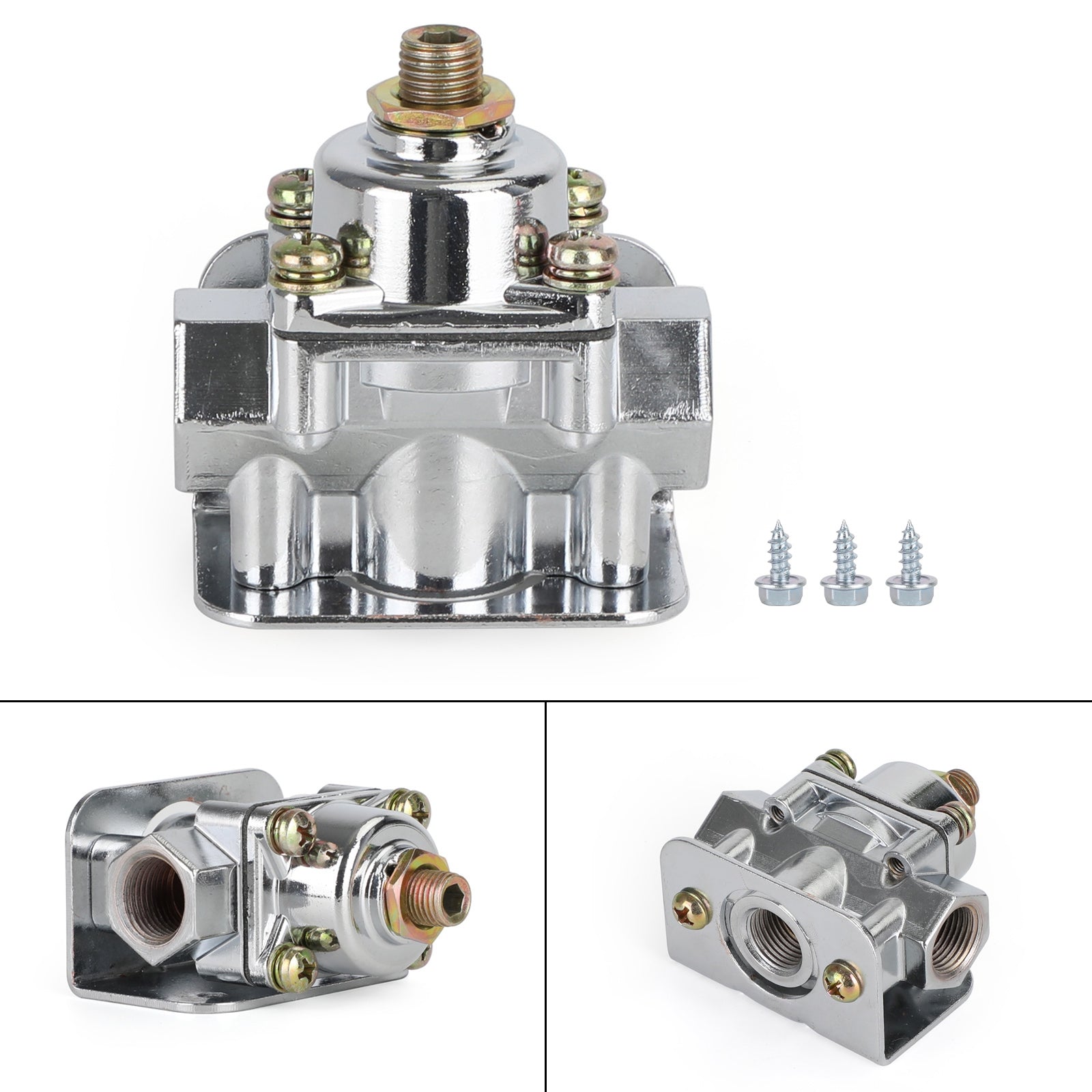 PALASER Holley 12-803 2 Port 4 1/2 To 9 Psi Carburetor Fuel Pressure Regulator - Image 2