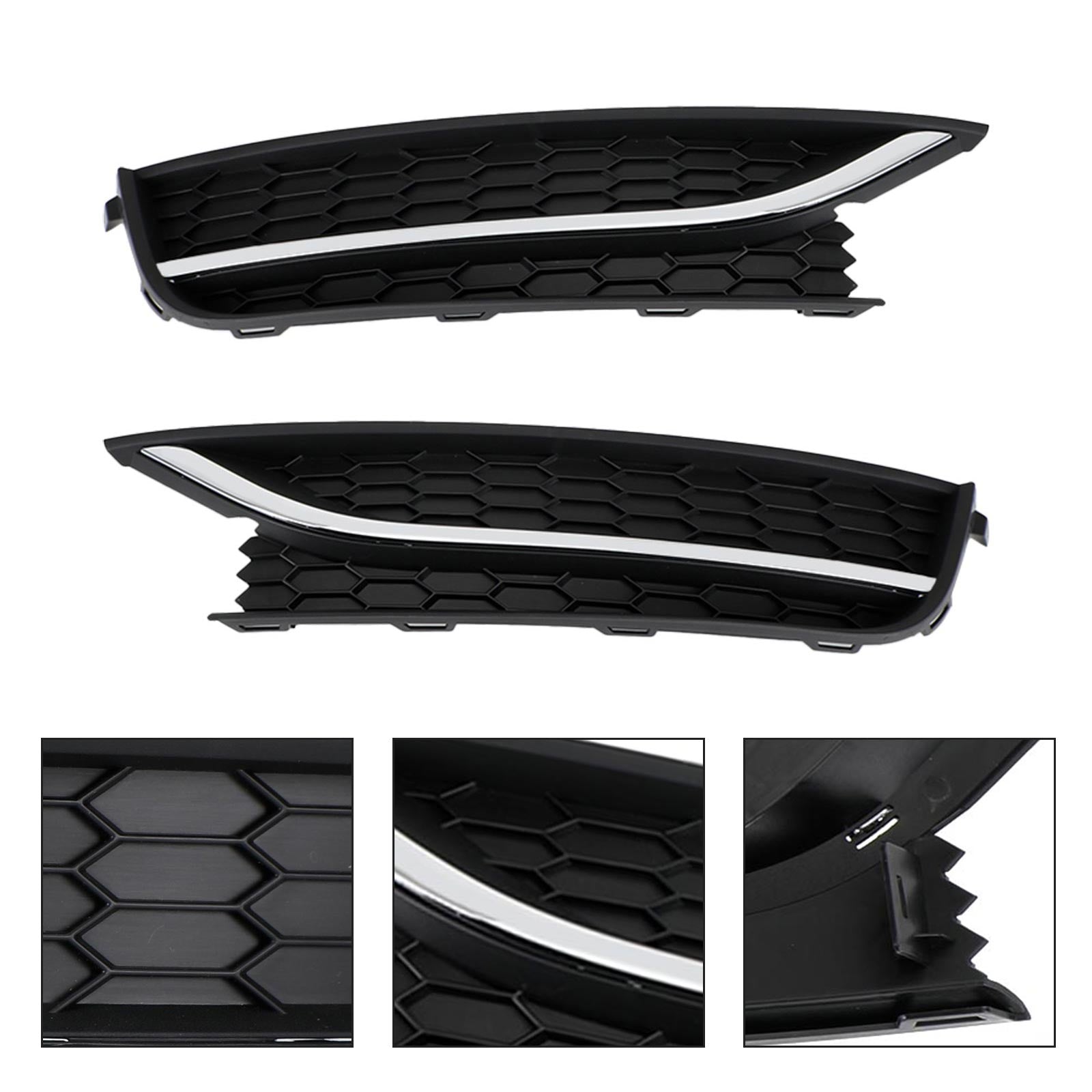 PALASER 2012-2015 Vw Passat 2PCS Front Driving Fog Light Cover Black/chrome - Image 9