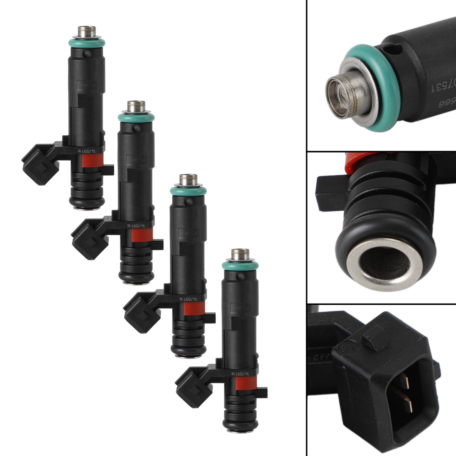 PALASER 4PCS Fuel Injectors 25186566 27828W Fit 2011-2015 Chevrolet Spark 1.2L L4 /2016-2021 Beat 2016-2021 INJ675 FJ1332 25194429 C111032 - Image 2