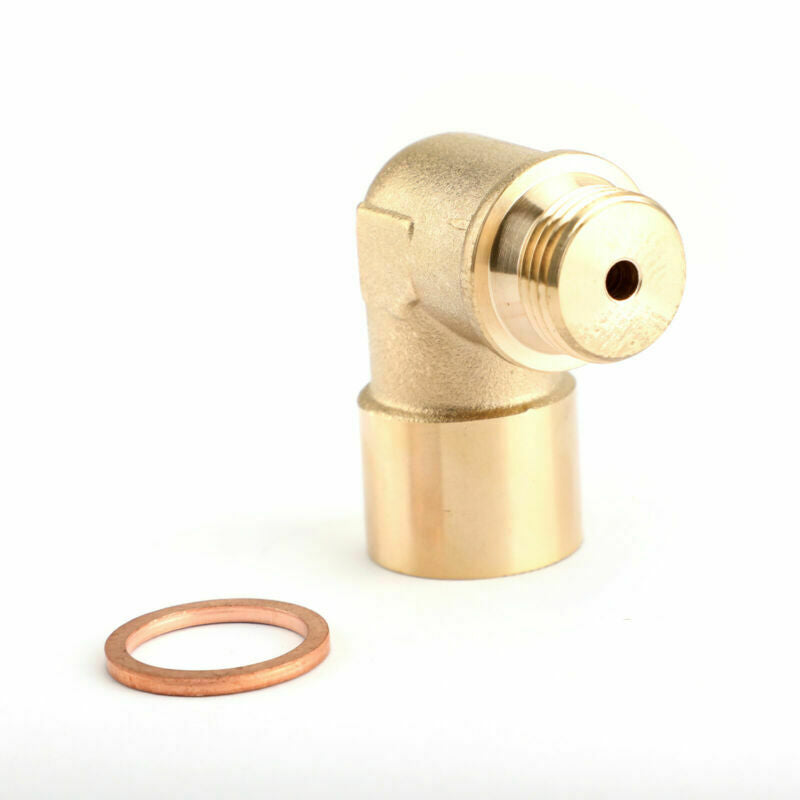 PALASER M18X1.5 02 Bung Extension O2 Oxygen Sensor Angled Extender Spacer 90 Degree - Image 4
