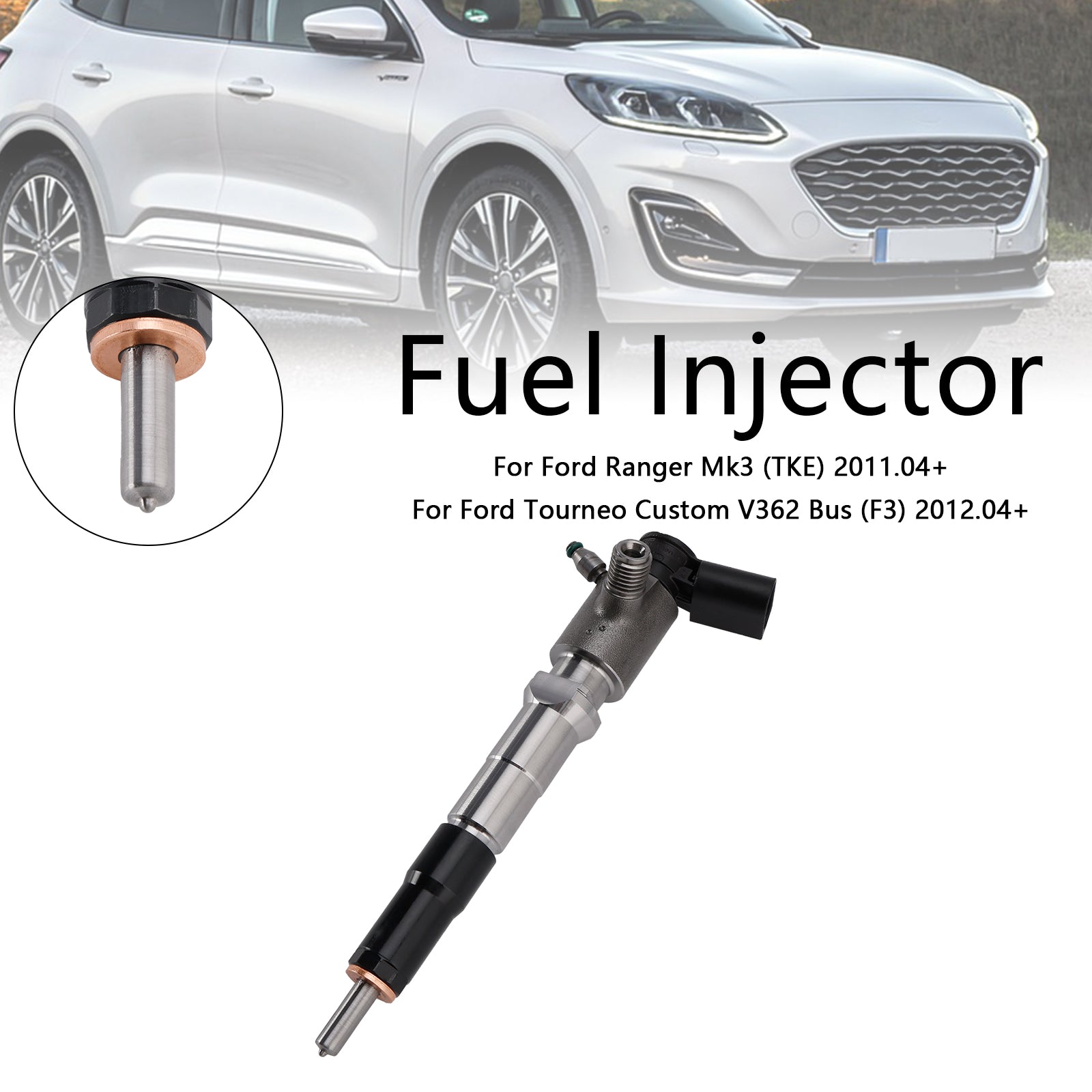 PALASER 2012.04+ Ford Tourneo Transit Custom V362 2.0 Vdo 1Pcs Fuel Injector GK2Q-9K546-AC 2143478 - Image 6