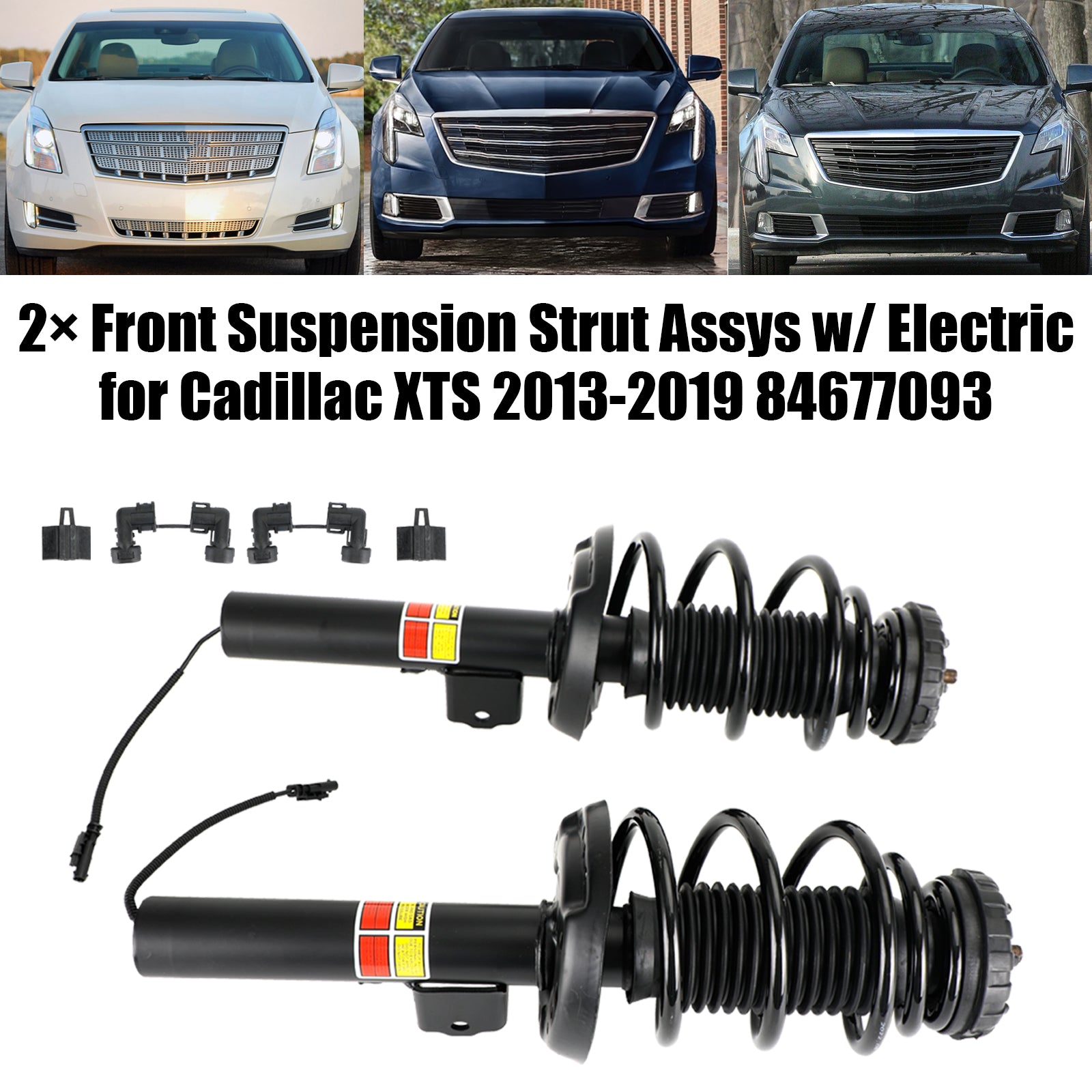 PALASER 2xFront Suspension Strut Assys W/ Electric 15815523 19300063 23101683 For Cadillac Xts 2013-2019 - Image 2