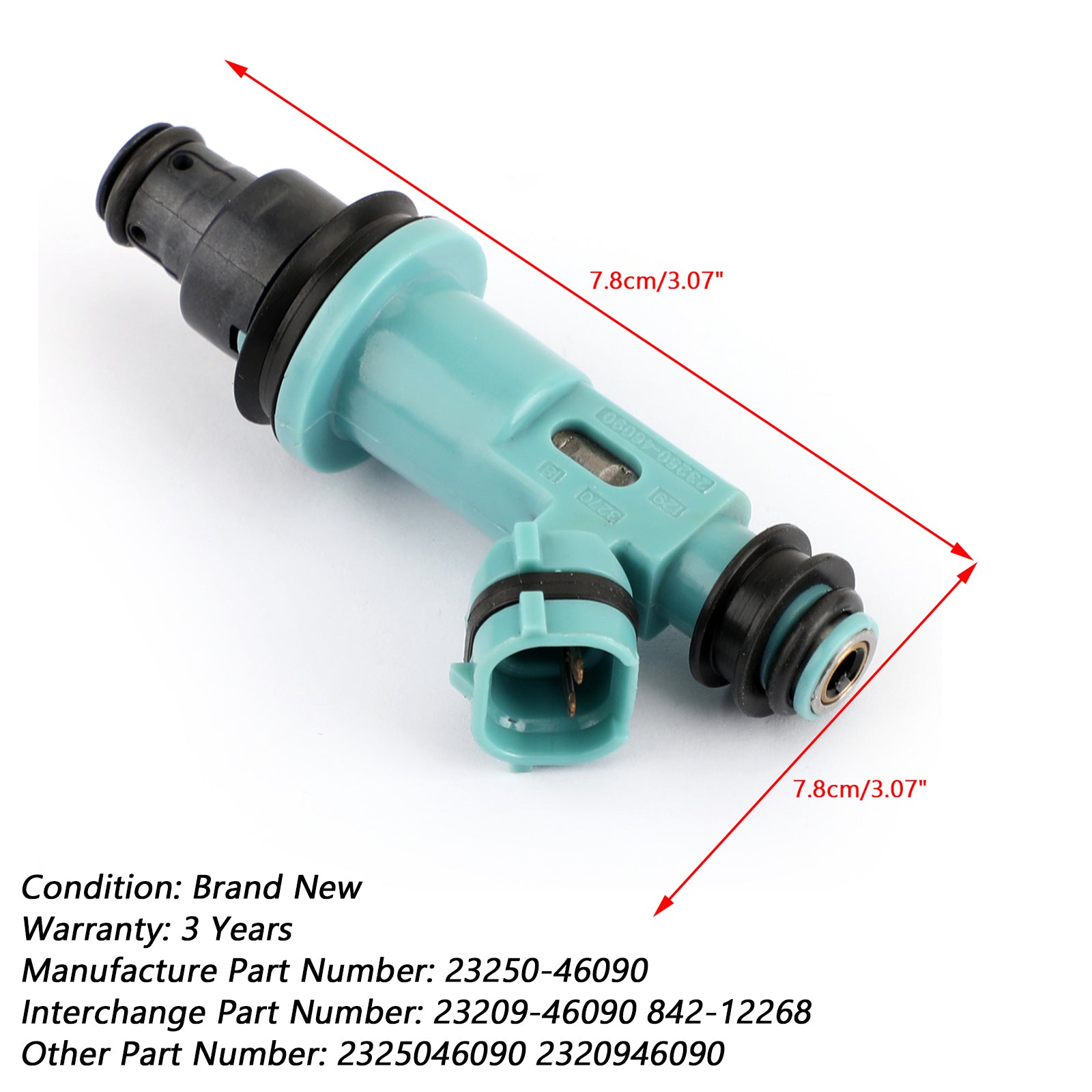 PALASER 6PCS Fuel Injectors 23250-46090 842-12268 Fit Toyota Supra 1998-05 Fit Lexus GS300 IS300 - Image 3