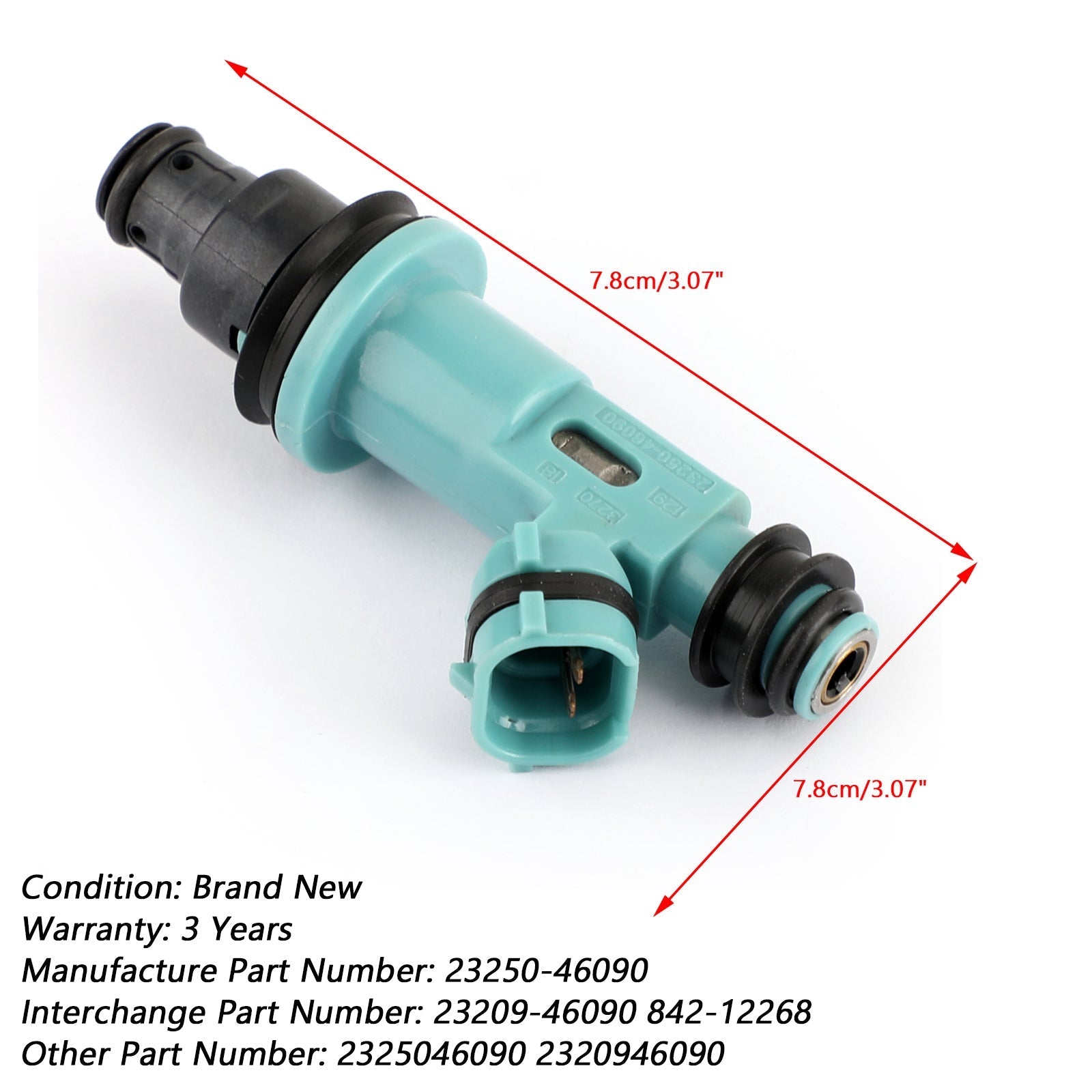 PALASER 2001-2005 Lexus IS300 3.0L 6PCS Fuel Injectors 23250-46090 842-12268 2320946090 - Image 3