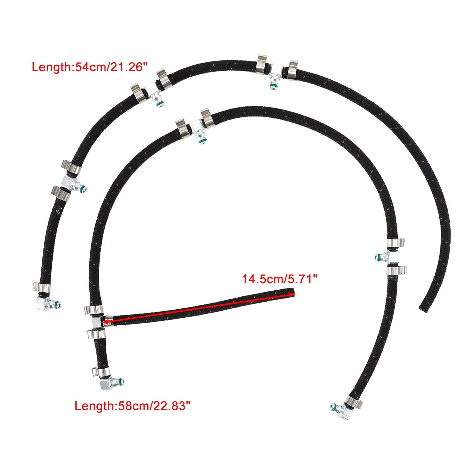PALASER Fuel Injector Return Line Kit 97328733 0928400552 Fit Duramax 2004-2010 6.6L Diesel Truck Engines - Image 2