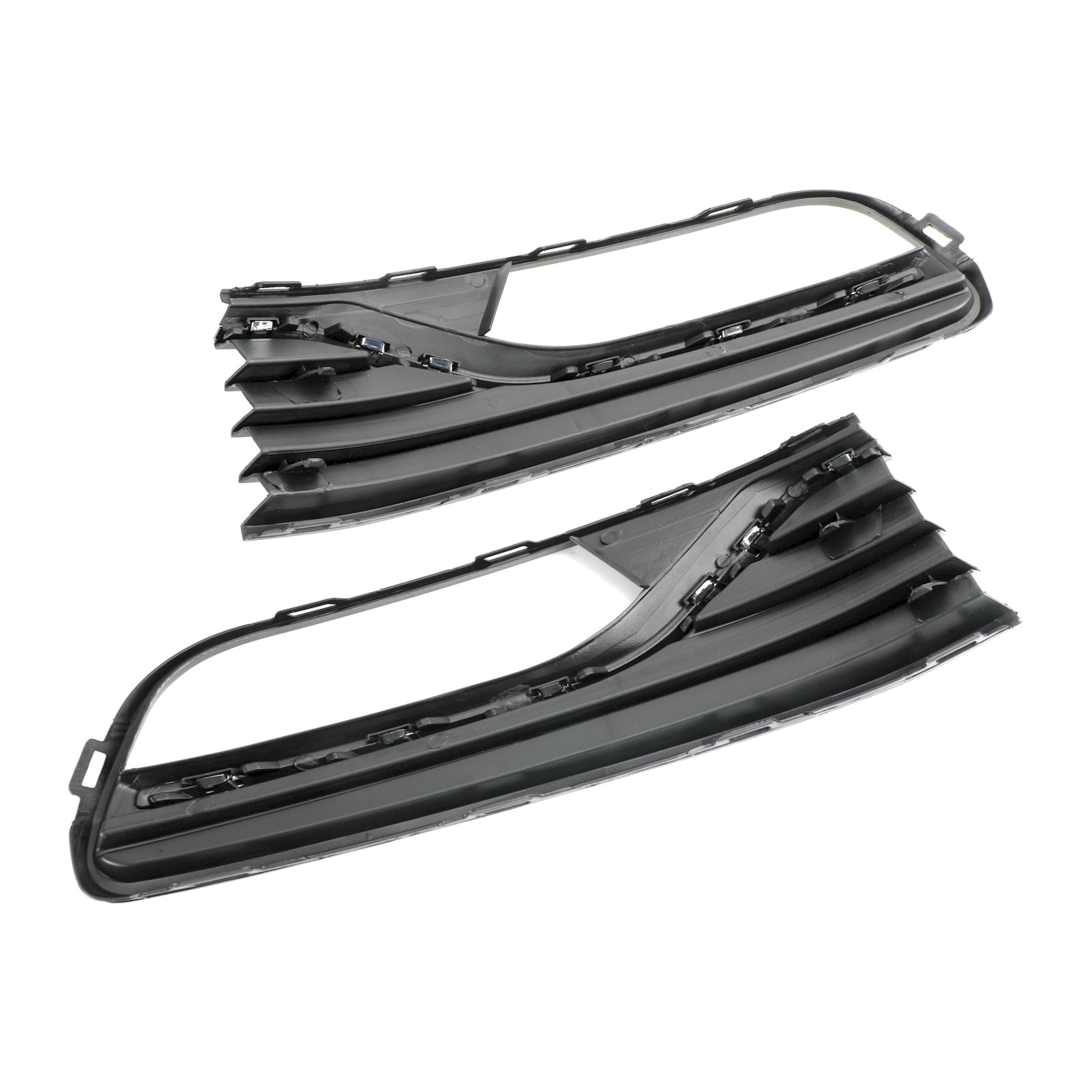 PALASER 2014-2017 Vw Polo 6R Pair Front Bumper Fog Light Cover Grill 56C0853665J 6C0853666J - Image 6