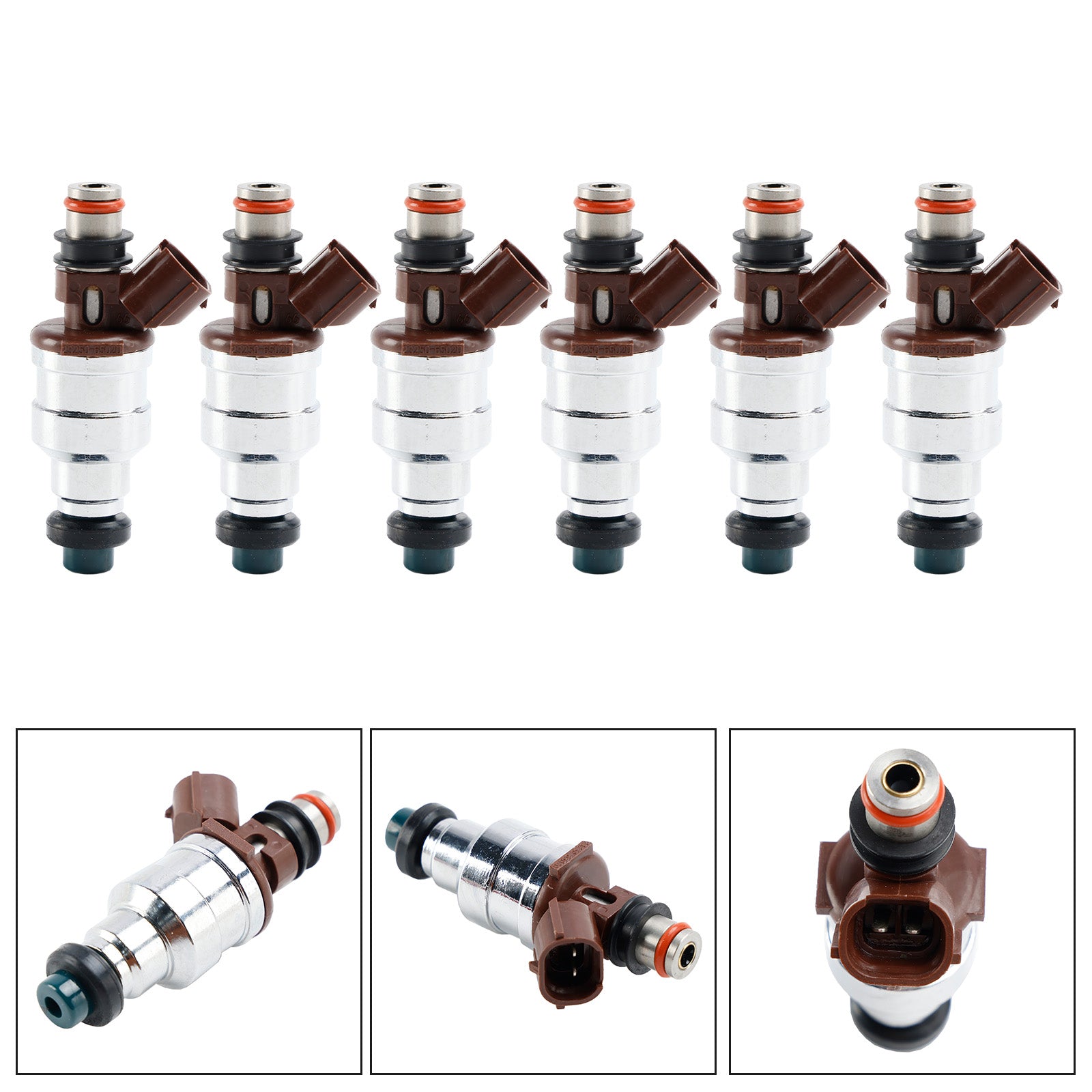 PALASER 1989-1995 Toyota 4Runner 3VZE 3.0L V6 6pcs Fuel Injectors 23209-65020 - Image 4