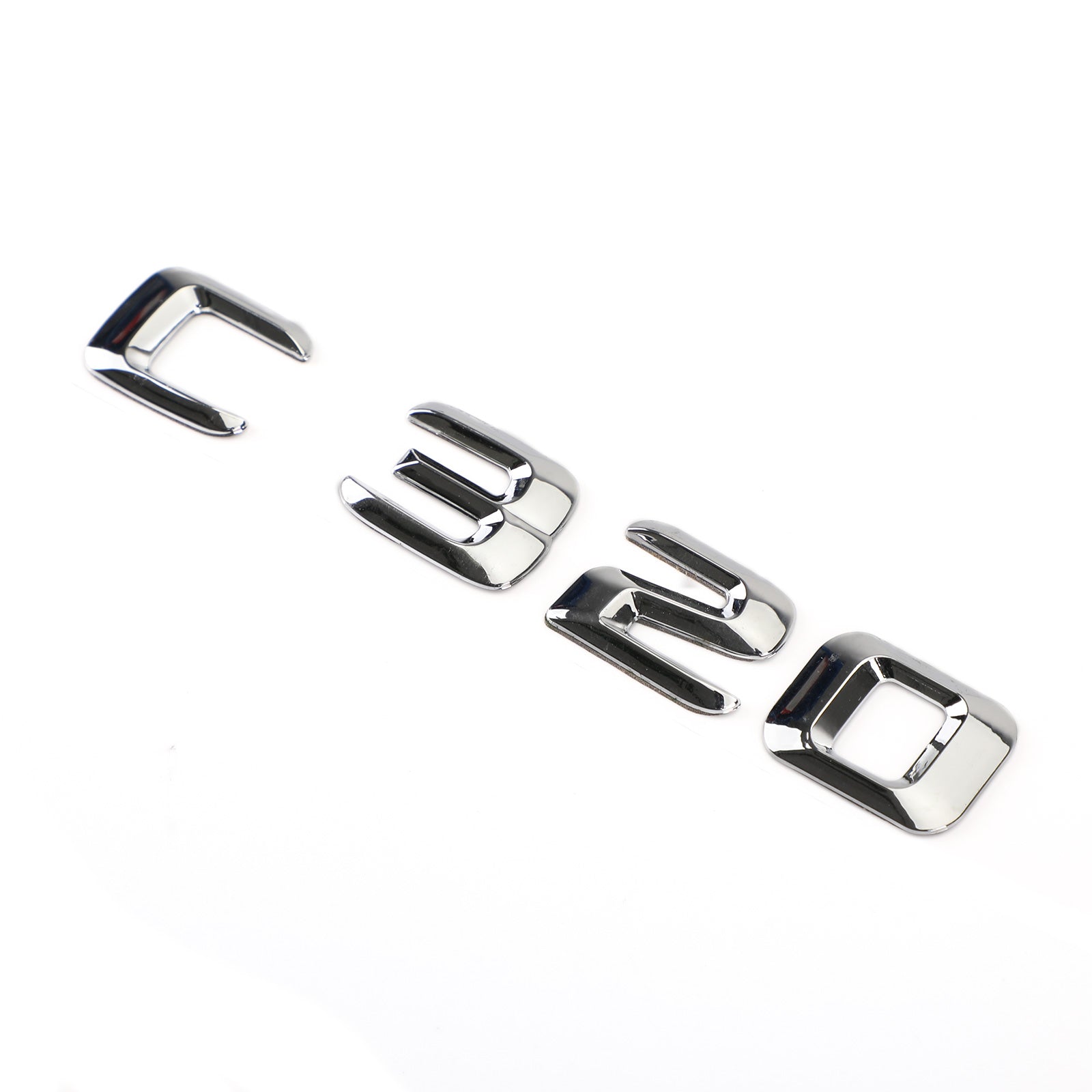 PALASER Rear Trunk Emblem Badge Nameplate Decal Letters Numbers Fit Mercedes C320 Chrome - Image 11