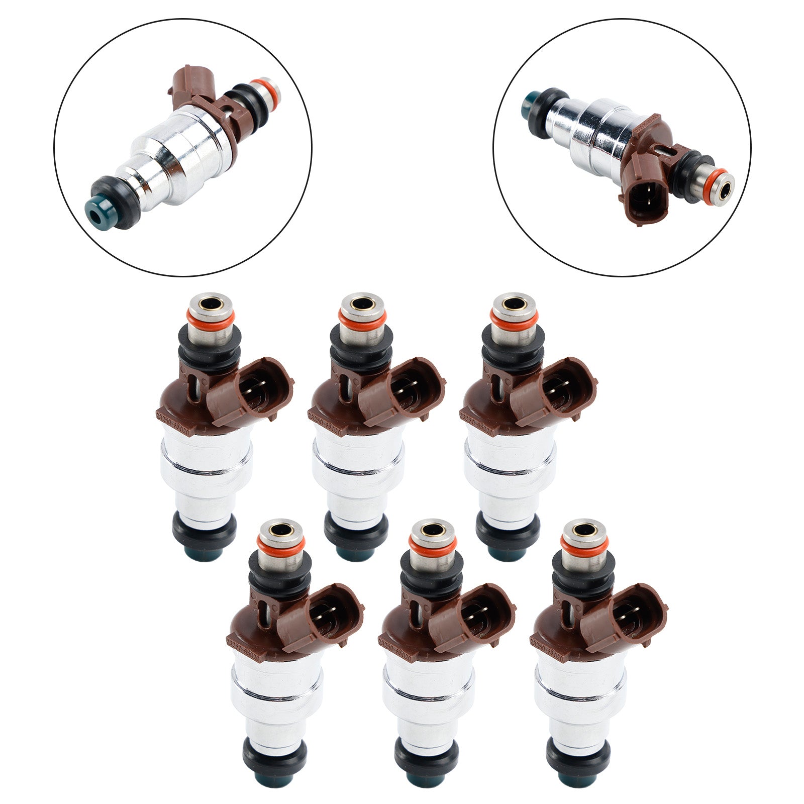 PALASER 1989-1995 Toyota 4Runner 3VZE 3.0L V6 6pcs Fuel Injectors 23209-65020 - Image 3