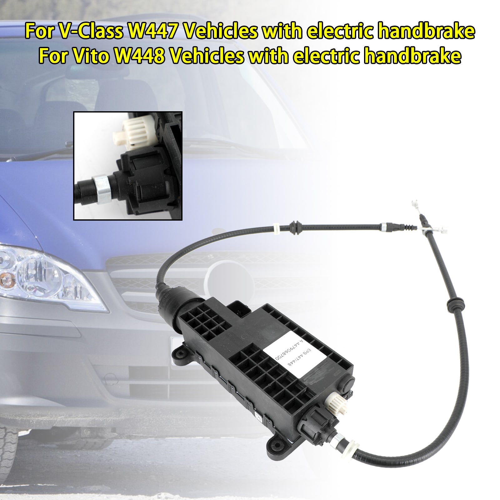 PALASER Benz Vito 447 Parking Brake Handbrake Actuator Control Module A4479068700 A4479067100 A4479060002 - Image 6