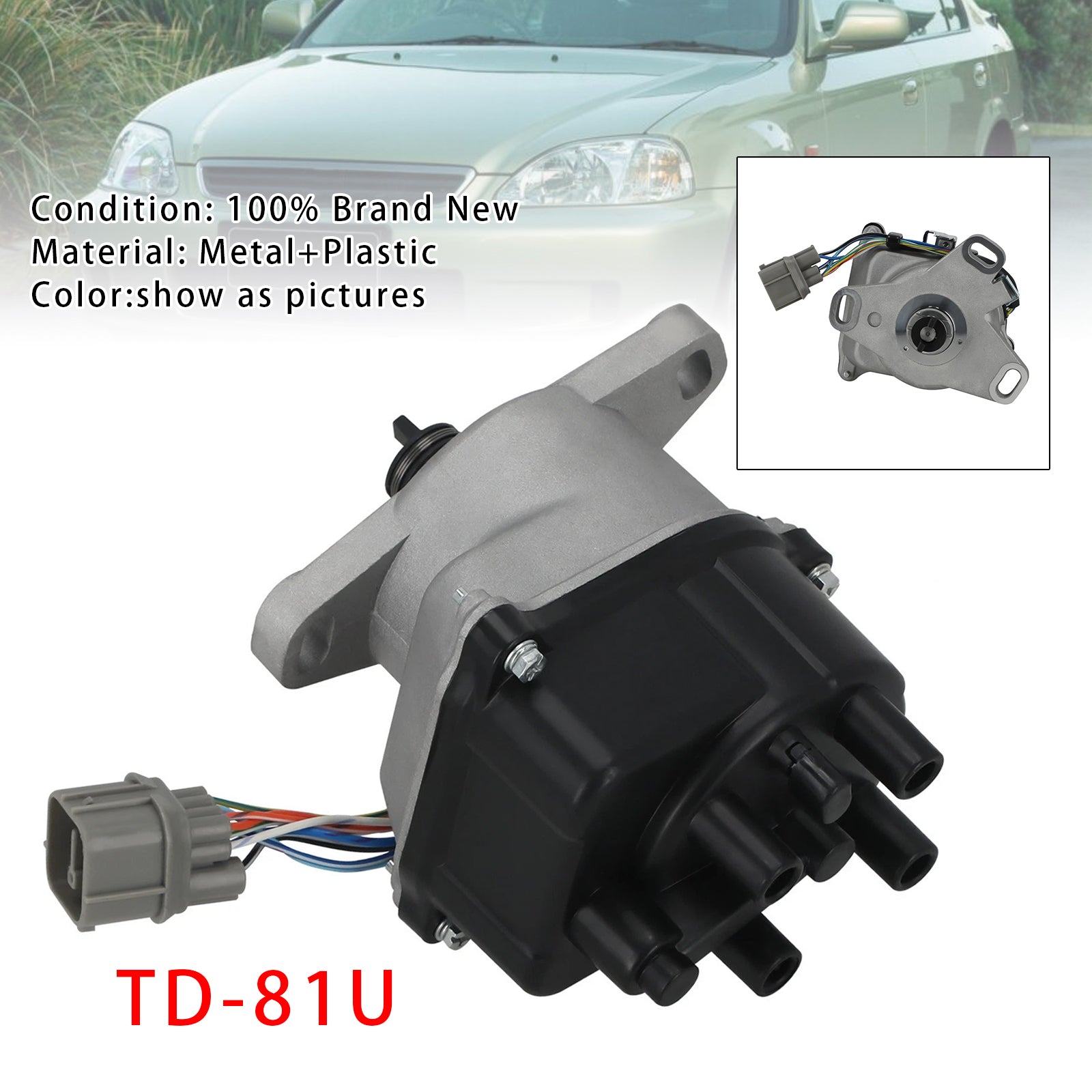 PALASER TD81U Ignition Distributor For Honda Acura B16A B16A2 B18C Dohc Vtec 96-01