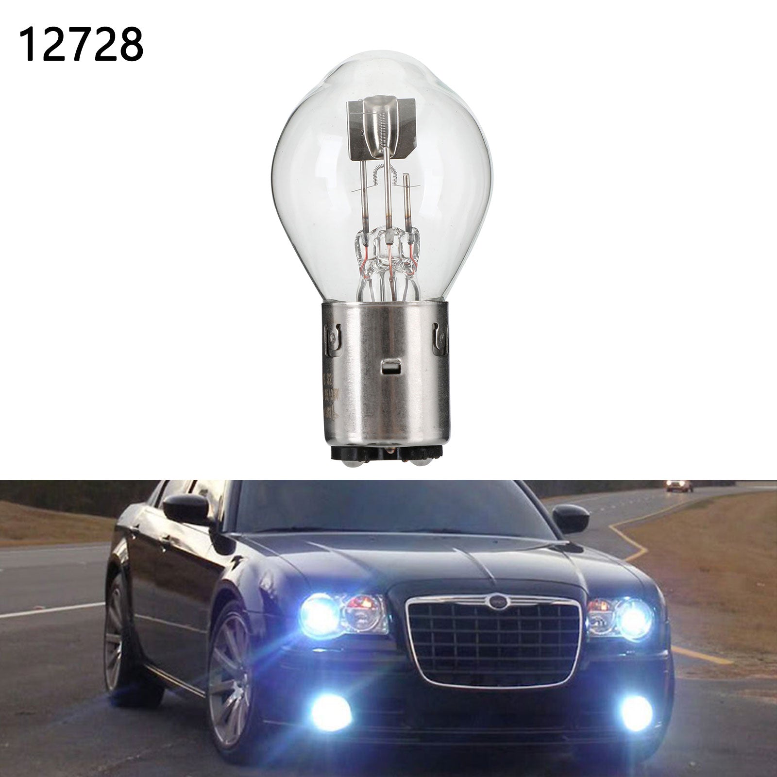 PALASER For Philips 12728 Premium Vision S2 35/35W BA20d +30% Motorcycle Phare Bulb - Image 3