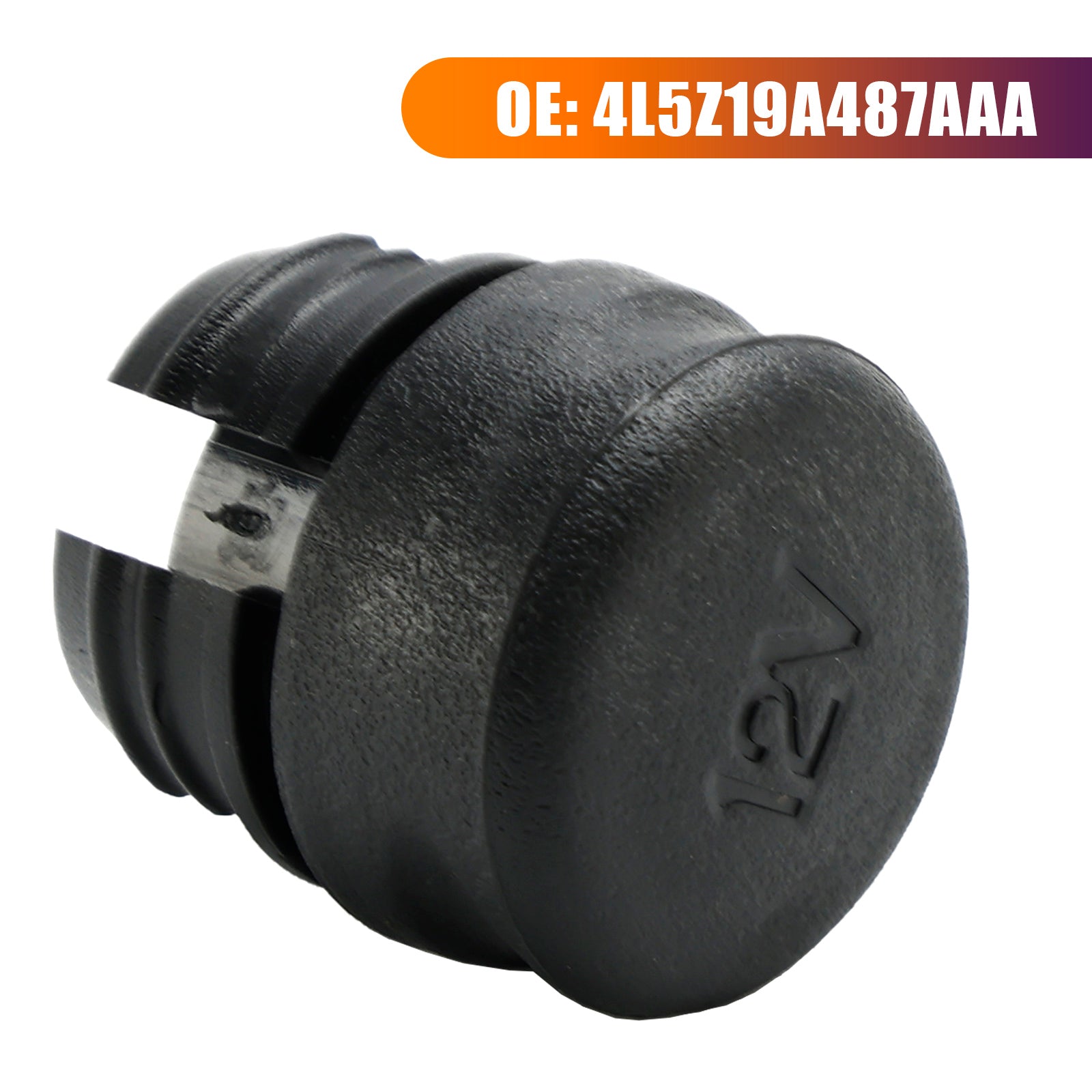 PALASER 2004-2011 Ford Ranger Cigarette Lighter Socket Cover Cap 4L5Z19A487AAA - Image 3