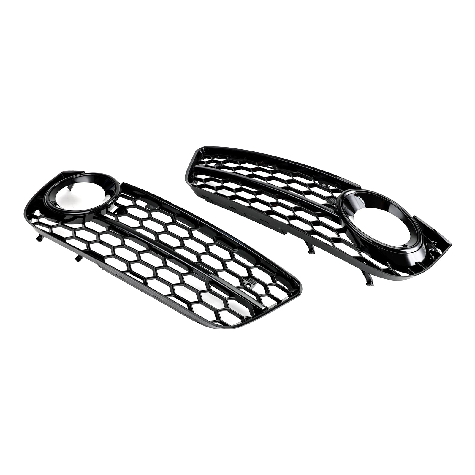 PALASER 2007-2011 Audi A5 Standart Style Pair Honeycomb Front Fog Lamp Cover Grill 1522024 - Image 17