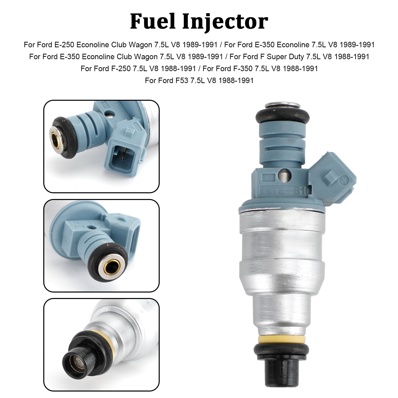 PALASER 1PCS Fuel Injector 0280150759 822-11120 Fit Ford E-250 E-350 7.5L V8 1988-1991 - Image 10