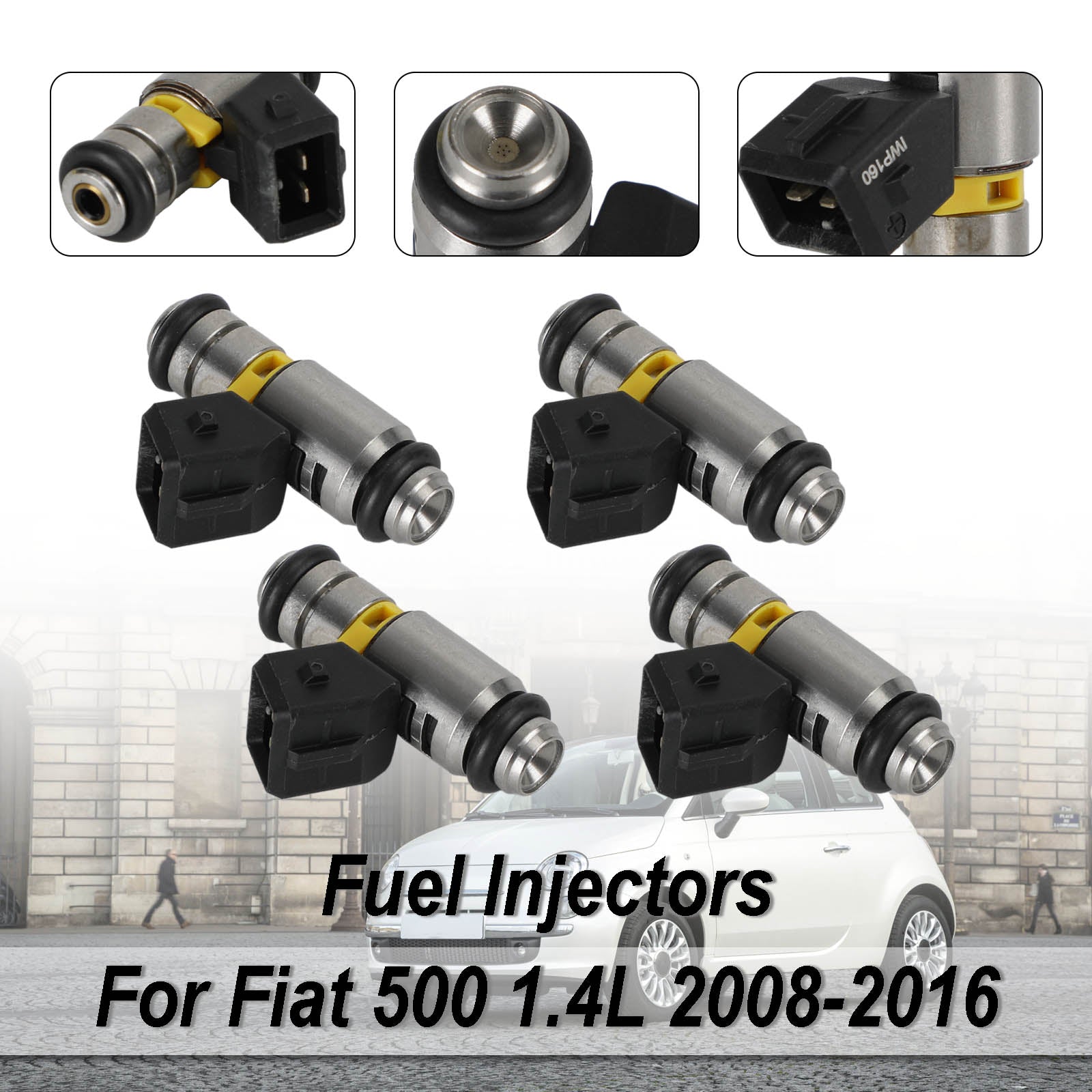 PALASER 2001-2010 Fiat Doblo Cargo 1.4L 4PCS Fuel Injectors IWP160 71792994 77363790 - Image 6